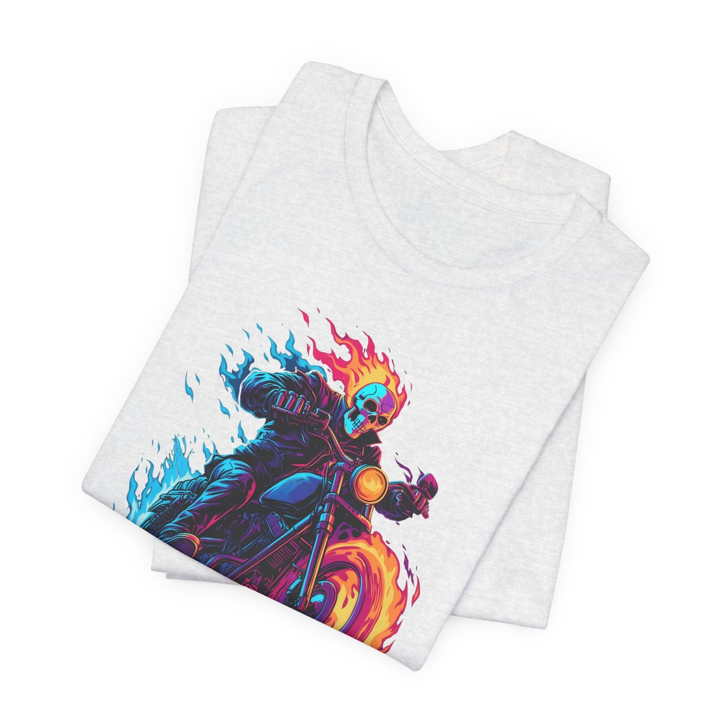 Hero Series - Flaming Bike T-Shirt