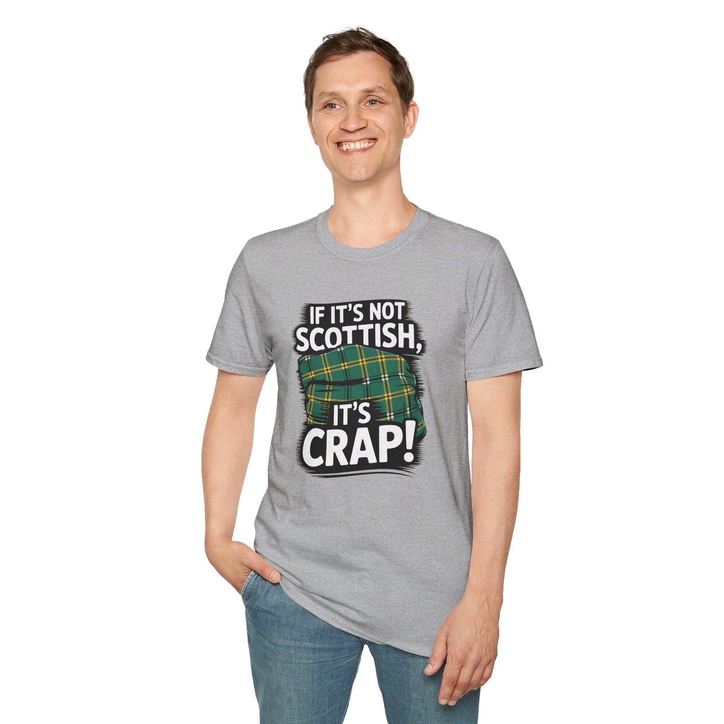Scottish Pride T-Shirt, Humorous Scottish Shirt, Unisex Tee, Gift for Scots, St. Patrick's Day Apparel, Softstyle T-Shirt