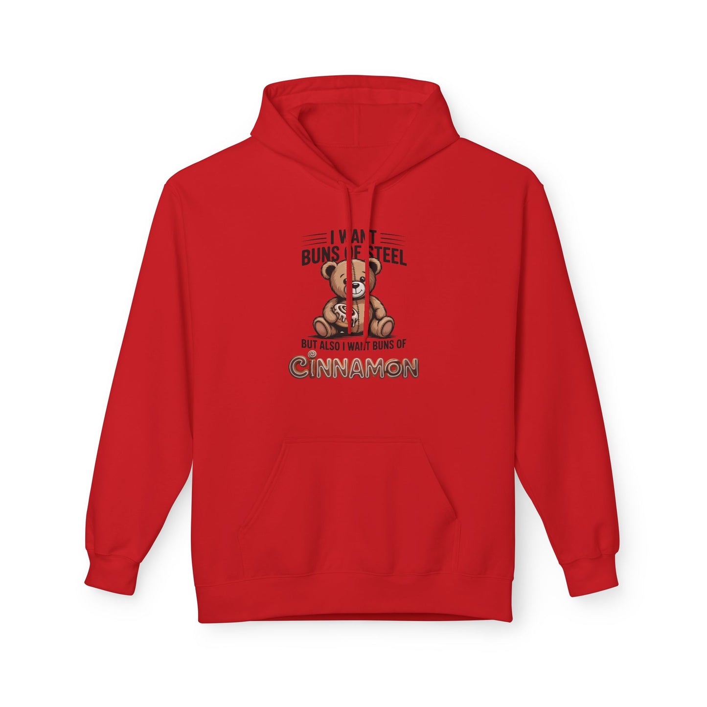 Cinnamon Bun Bear Hoodie, Cozy Unisex Pullover, Gift for Animal Lovers, Cute Fall Apparel, Funny Sweatshirt for Cinnamon Lovers