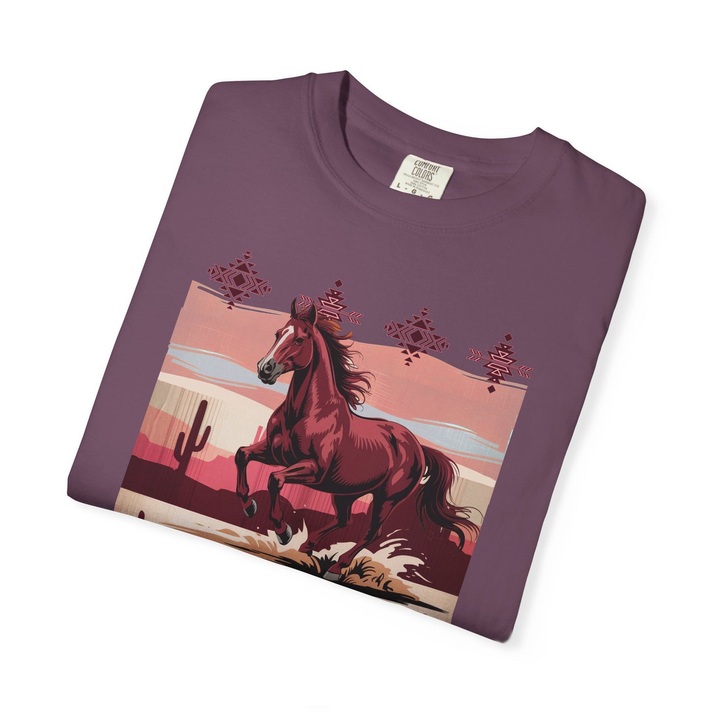Desert Rose Equine Comfort Tee, Southwestern, Western, Utah, Arizona, Cactus