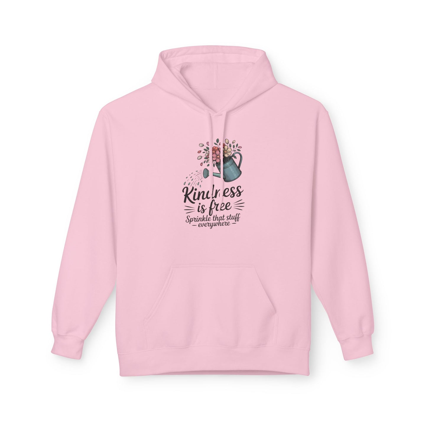 Kindness is Free Hoodie, Cozy Gift for Garden Lovers, Unisex Hoodie for Spring, Inspirational Apparel, Perfect for Earth Day