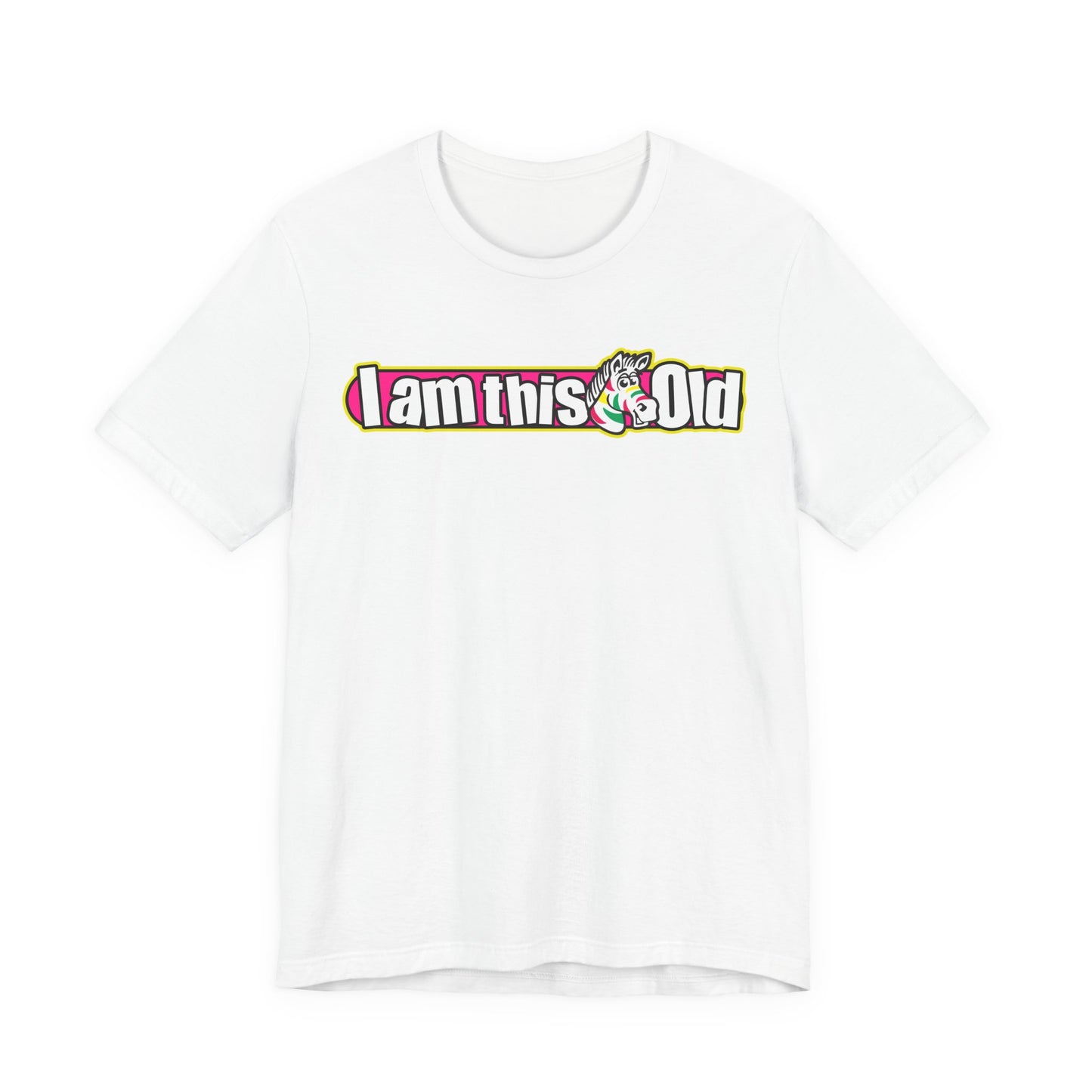 I am this old Fruit Stripe Gum Tshirt, novelty tee, Retro vintage logos