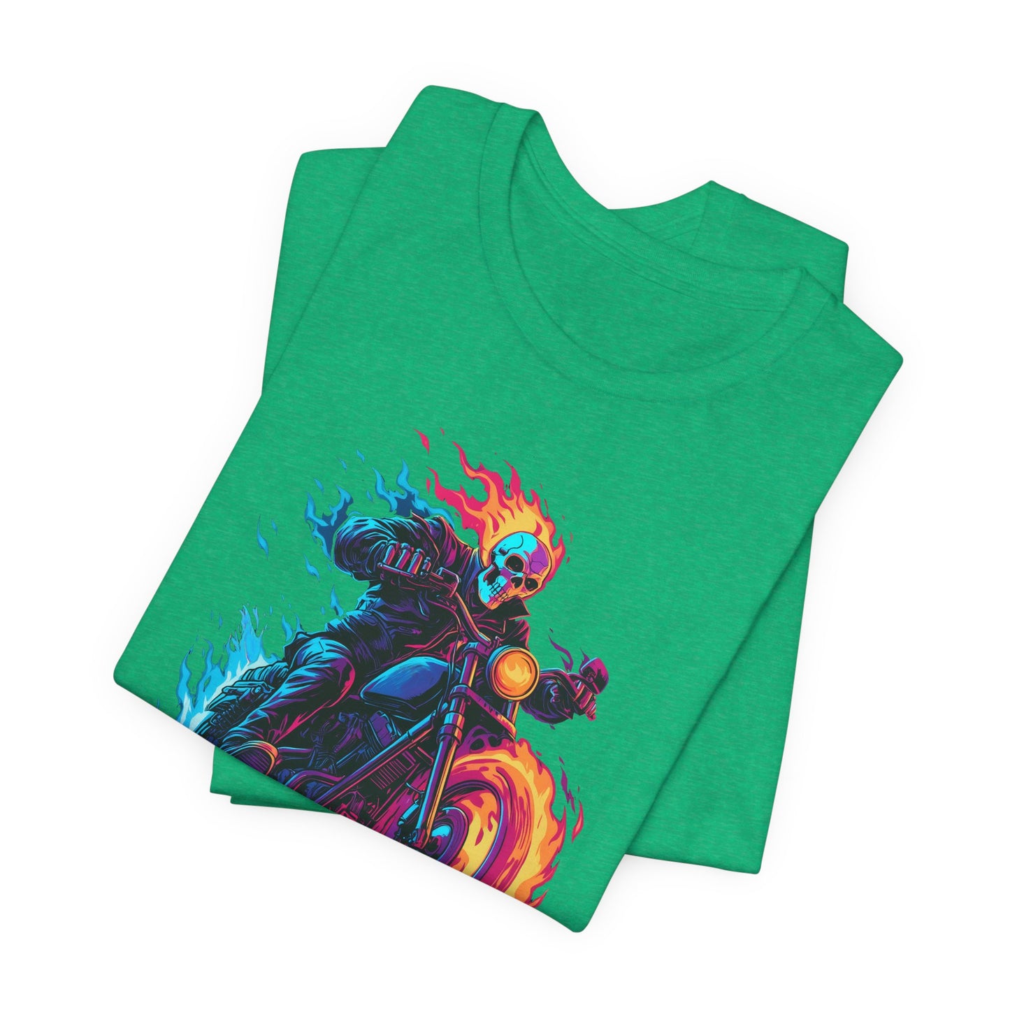 Hero Series - Flaming Bike T-Shirt