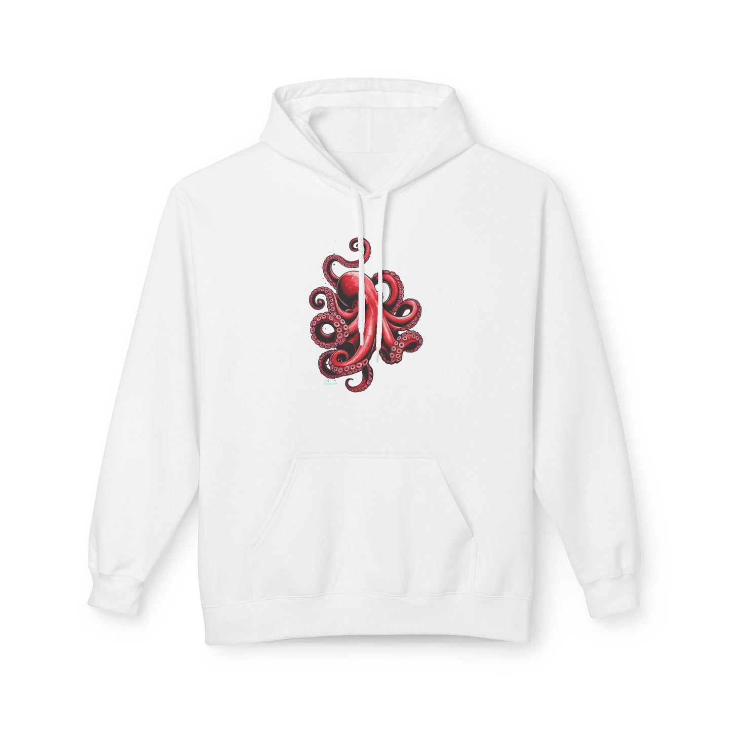 Octopus Design Hoodie, Unique Hoodie Gift, Casual Wear, Unisex Apparel