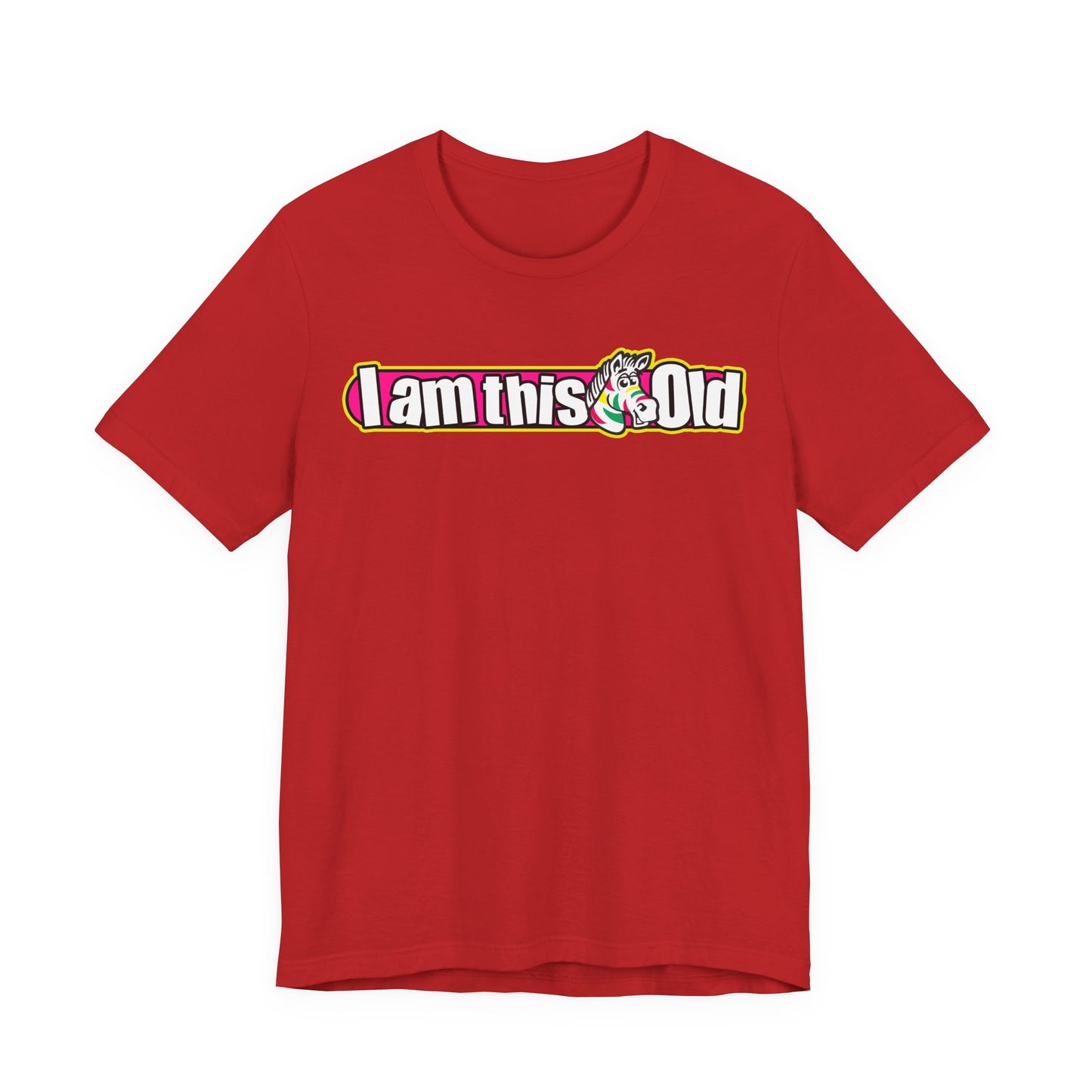 I am this old Fruit Stripe Gum Tshirt, novelty tee, Retro vintage logos