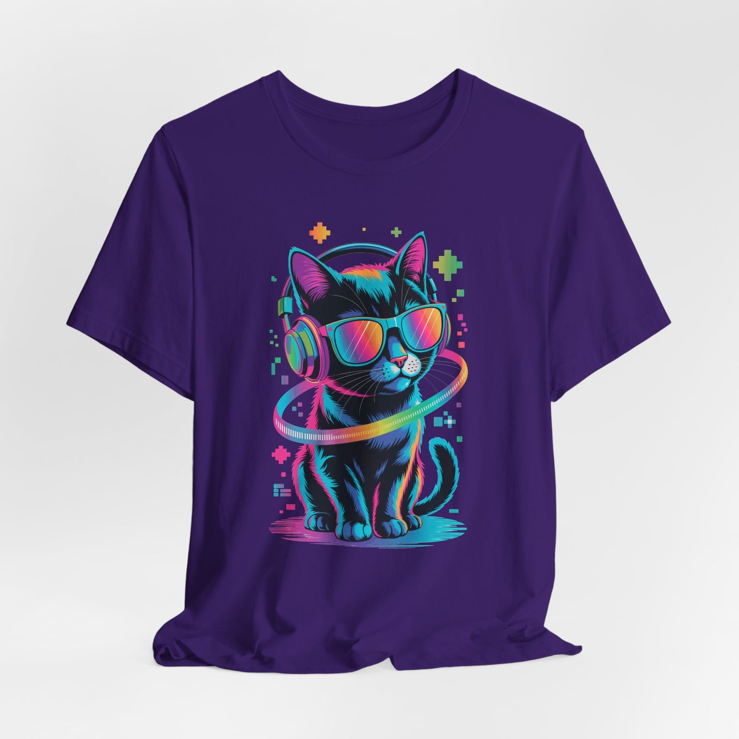 DJ Kitty Beats T-Shirt Music Headphones Cat Beat Vibes
