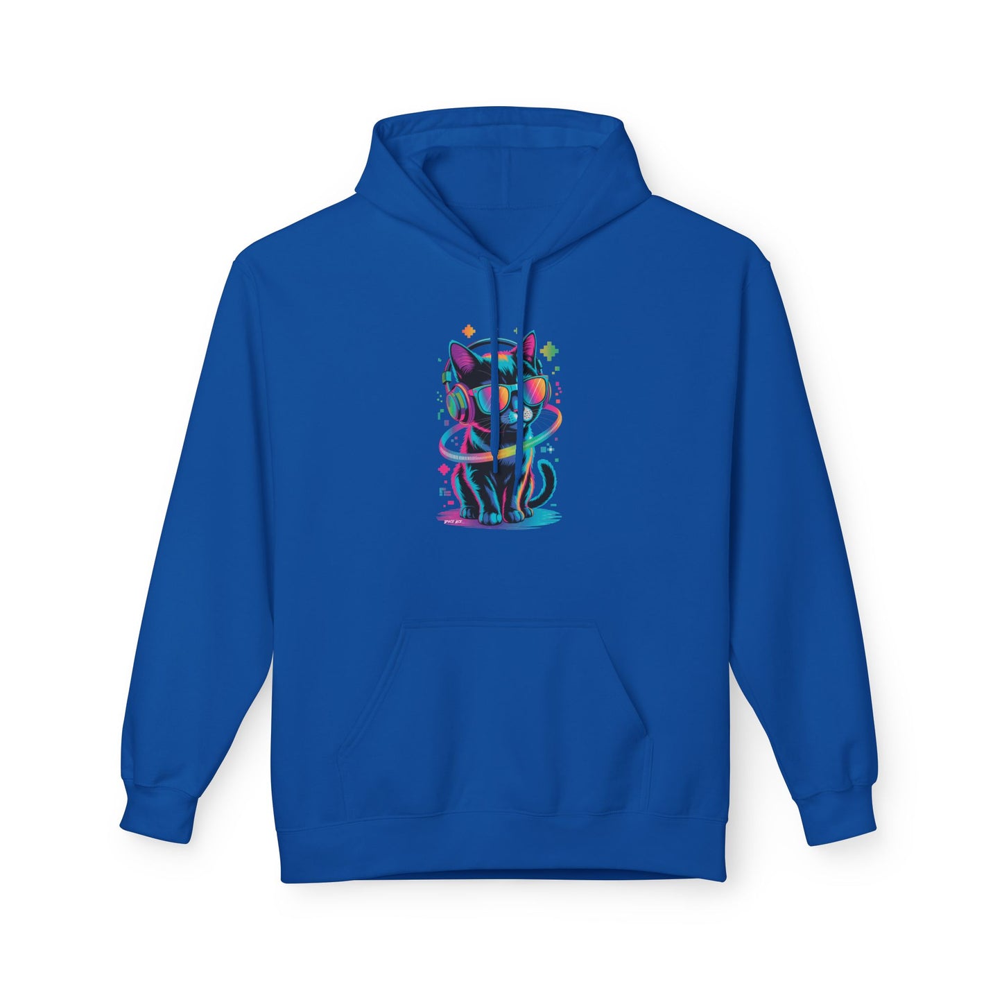 DJ Kitty Beats Hoodie, Cozy Casual Wear, Gifts for Cat Lovers, Graphic Hoodie, Comfortable Unisex Sweatshirt