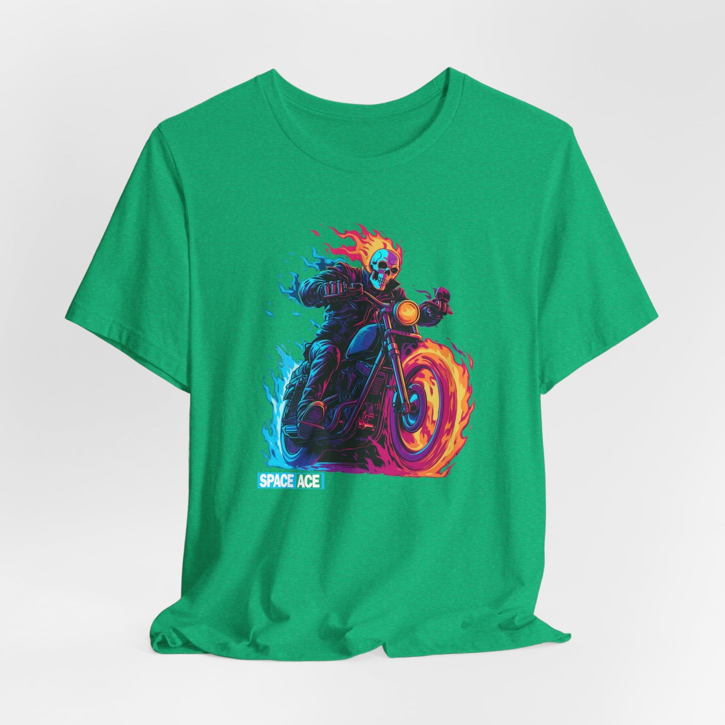 Hero Series - Flaming Bike T-Shirt