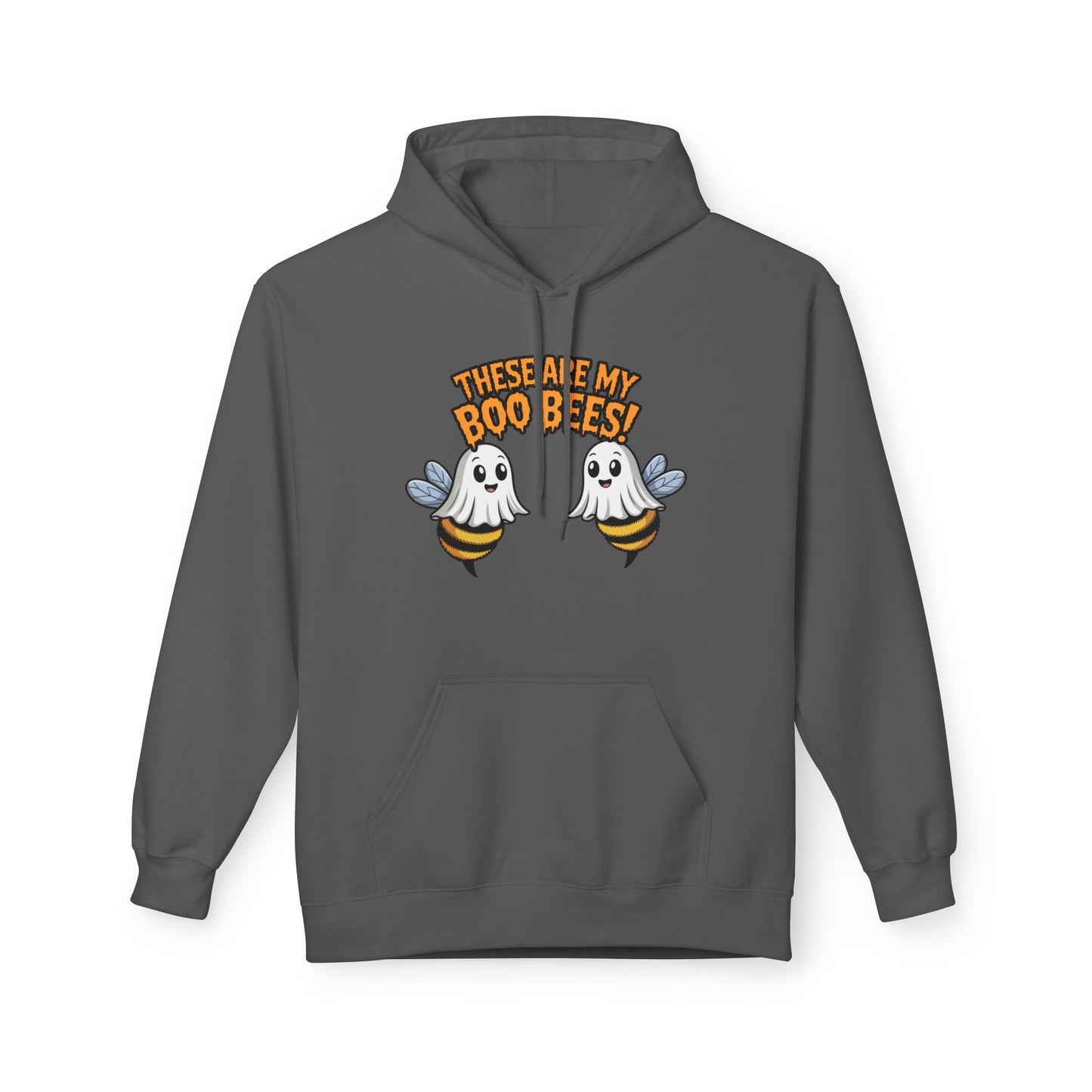 Halloween Ghosts Boo Bees Hoodie, Funny Halloween Sweatshirt, Unisex Fleece Hoodie, Cute Ghost Hoodie, Halloween Gift Idea