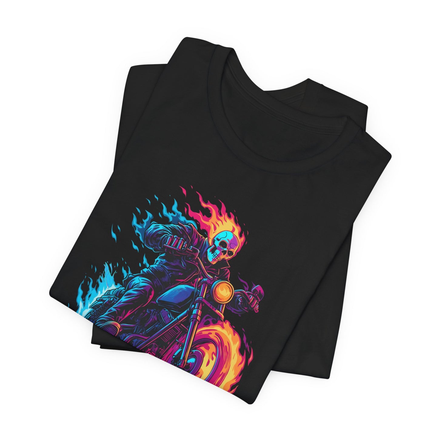 Hero Series - Flaming Bike T-Shirt