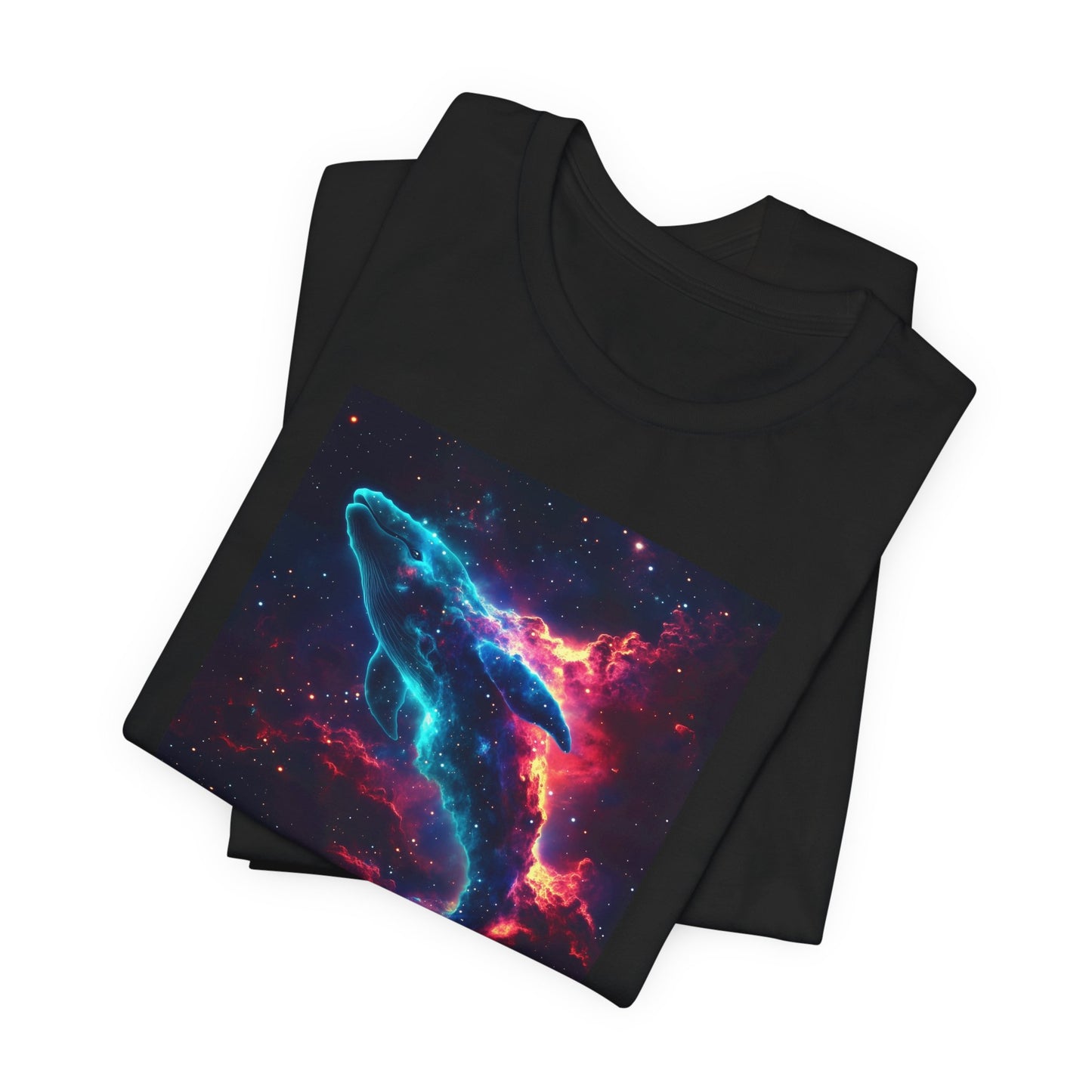 Space Nebula Series - Cosmic Whale T-Shirt