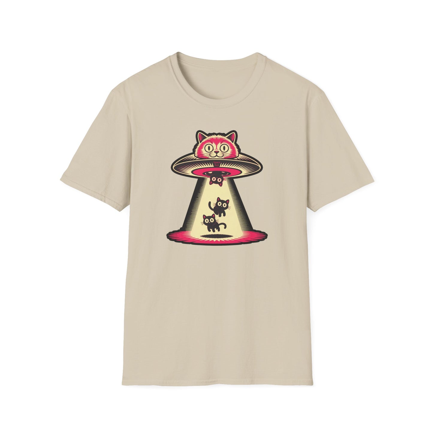 Cat UFO T-Shirt - Fun, Casual Style for Cat Lovers, Gifts, Parties