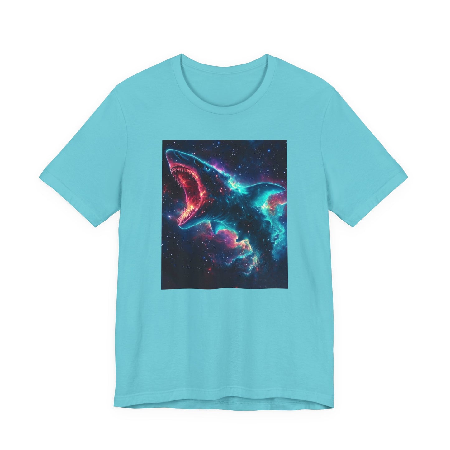 Space Nebula Series - Cosmic Shark T-Shirt