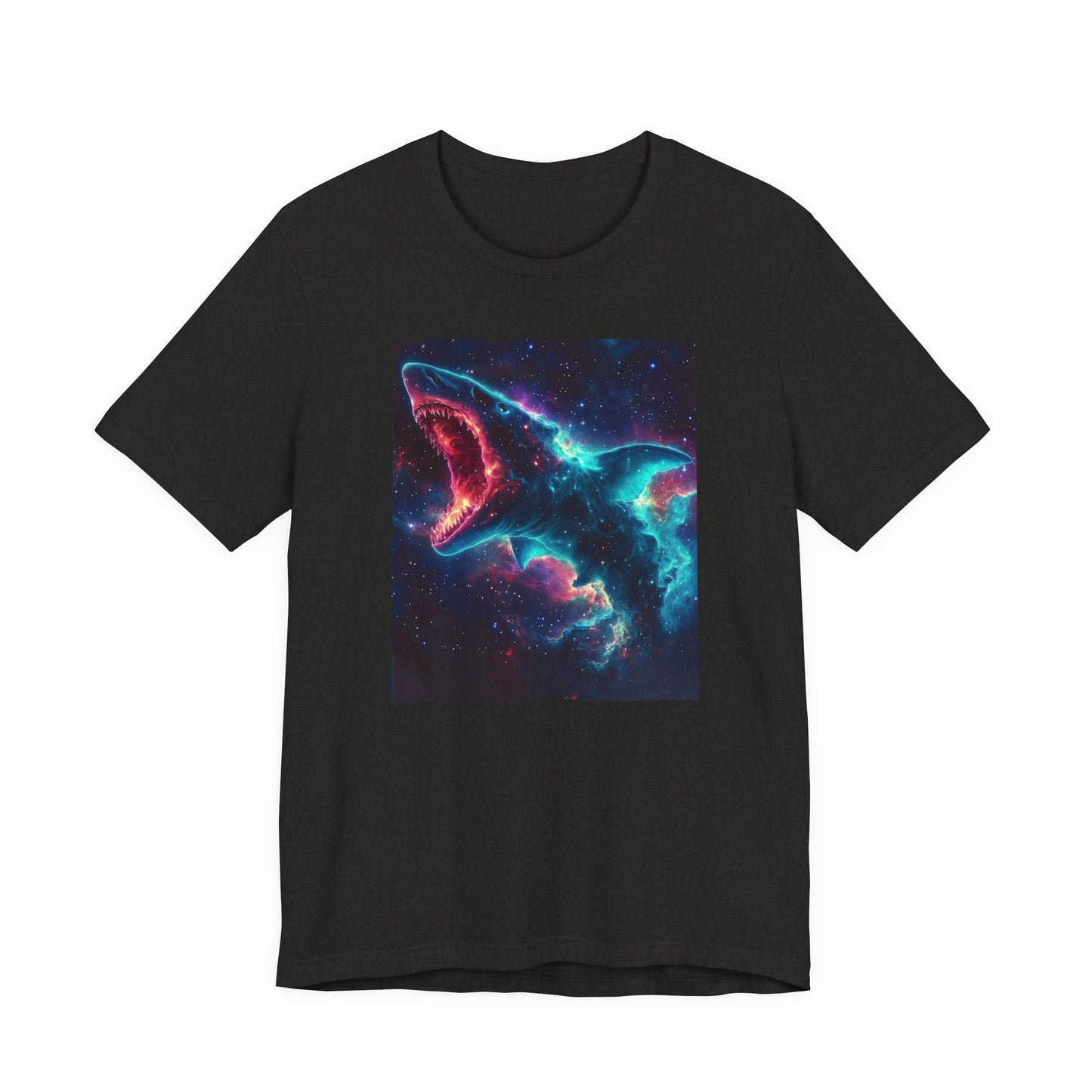 Space Nebula Series - Cosmic Shark T-Shirt