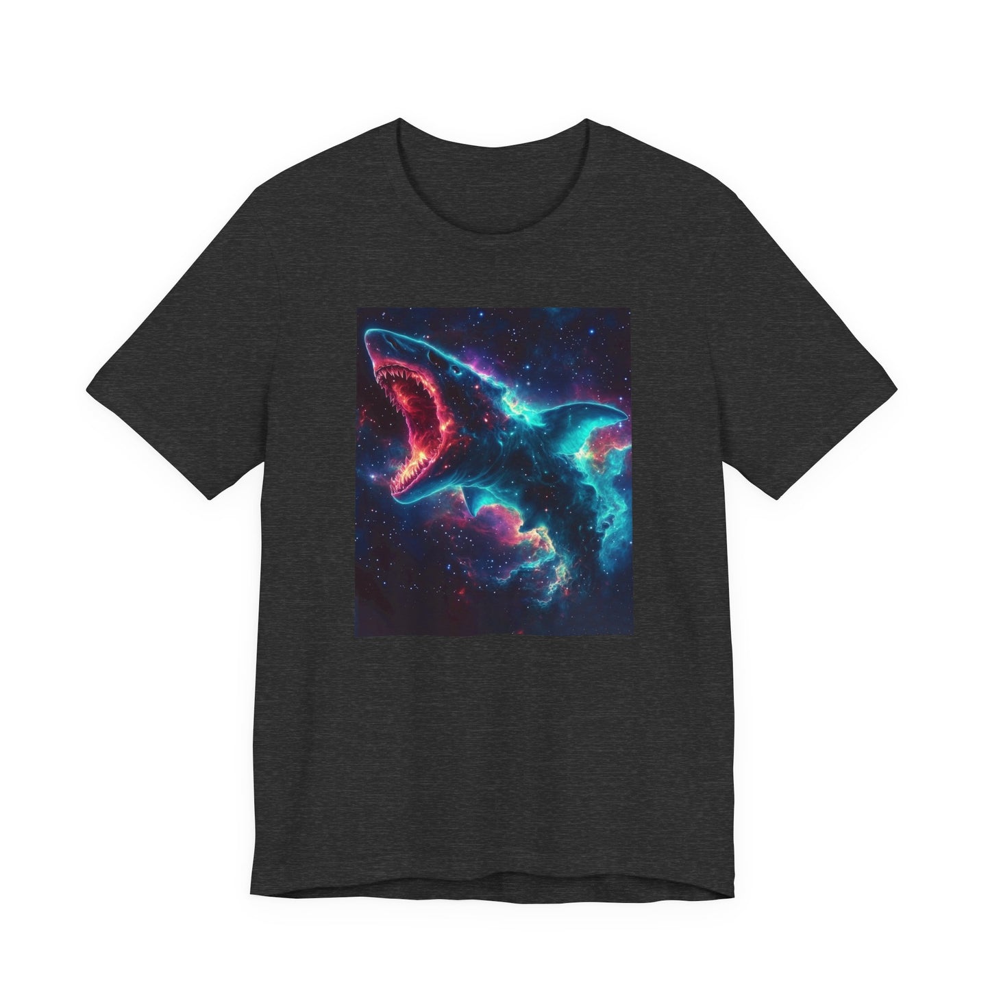 Space Nebula Series - Cosmic Shark T-Shirt