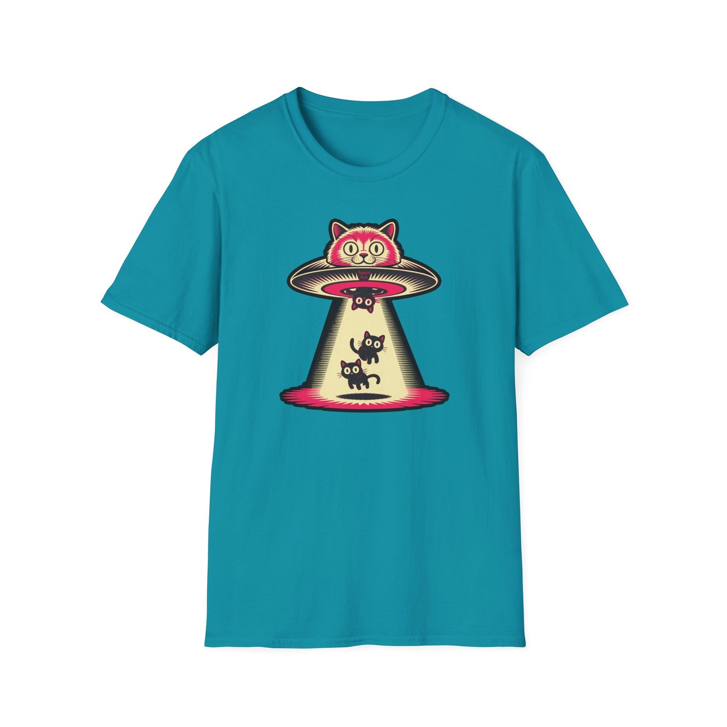 Cat UFO T-Shirt - Fun, Casual Style for Cat Lovers, Gifts, Parties