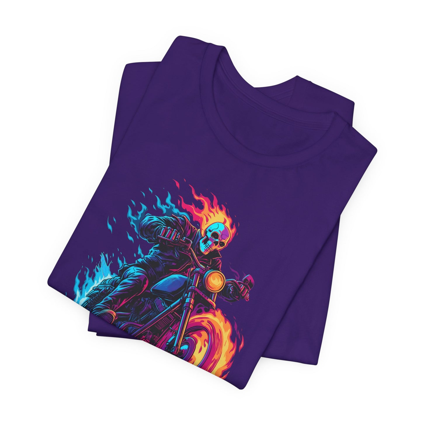 Hero Series - Flaming Bike T-Shirt