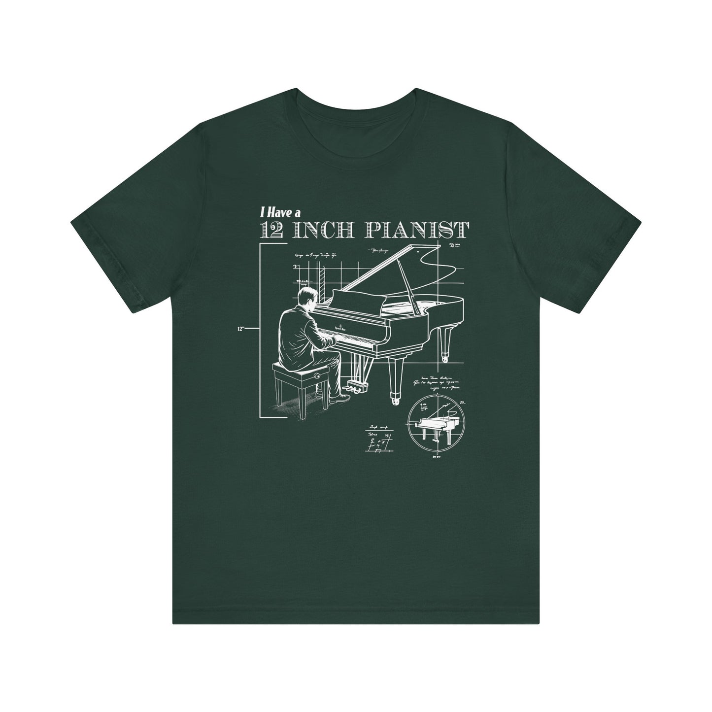 12 Inch Pianist T-Shirt