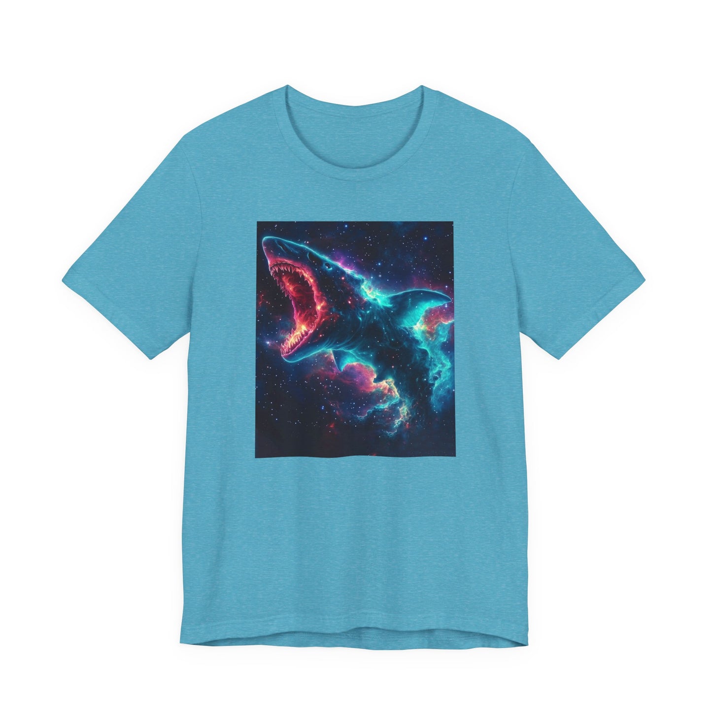 Space Nebula Series - Cosmic Shark T-Shirt