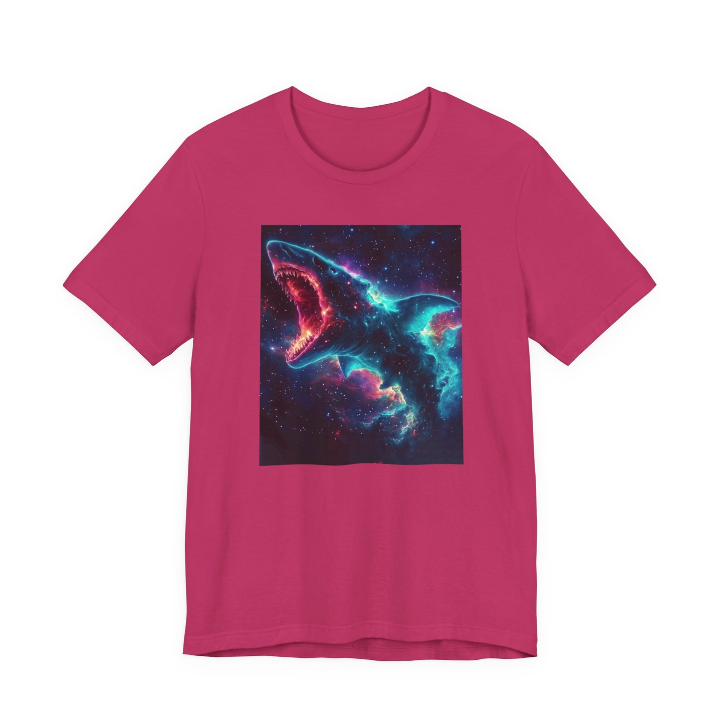Space Nebula Series - Cosmic Shark T-Shirt