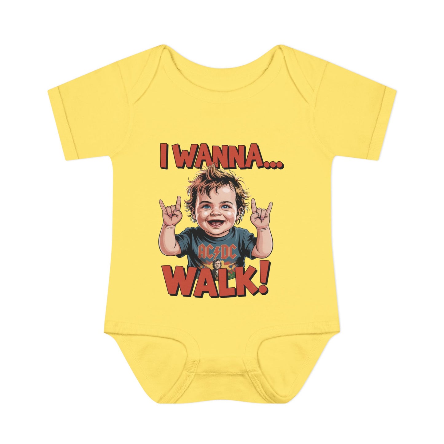 Infant Baby Rock n Roll Bodysuit Cute Baby Gift, New Parent Essentials, Baby Shower Gift, Musical Baby Onesie, Toddler Clothing