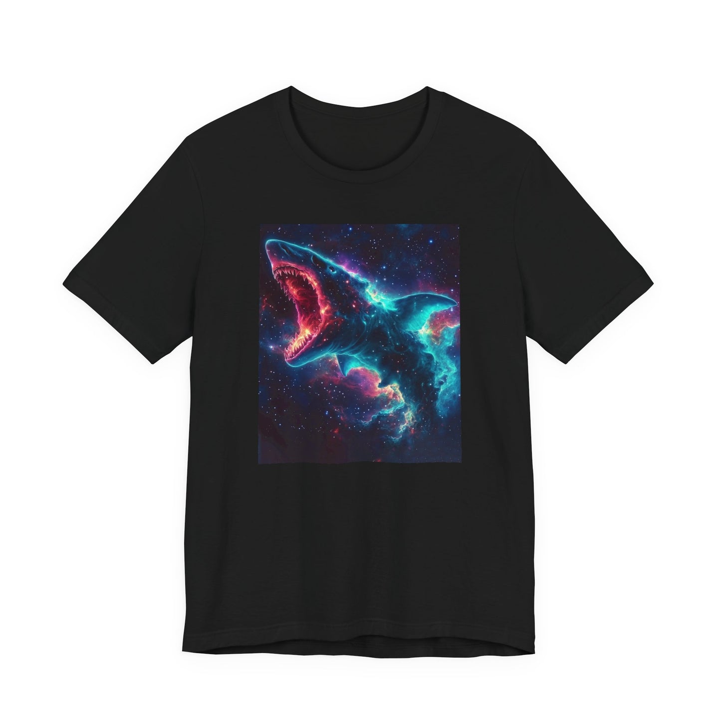 Space Nebula Series - Cosmic Shark T-Shirt