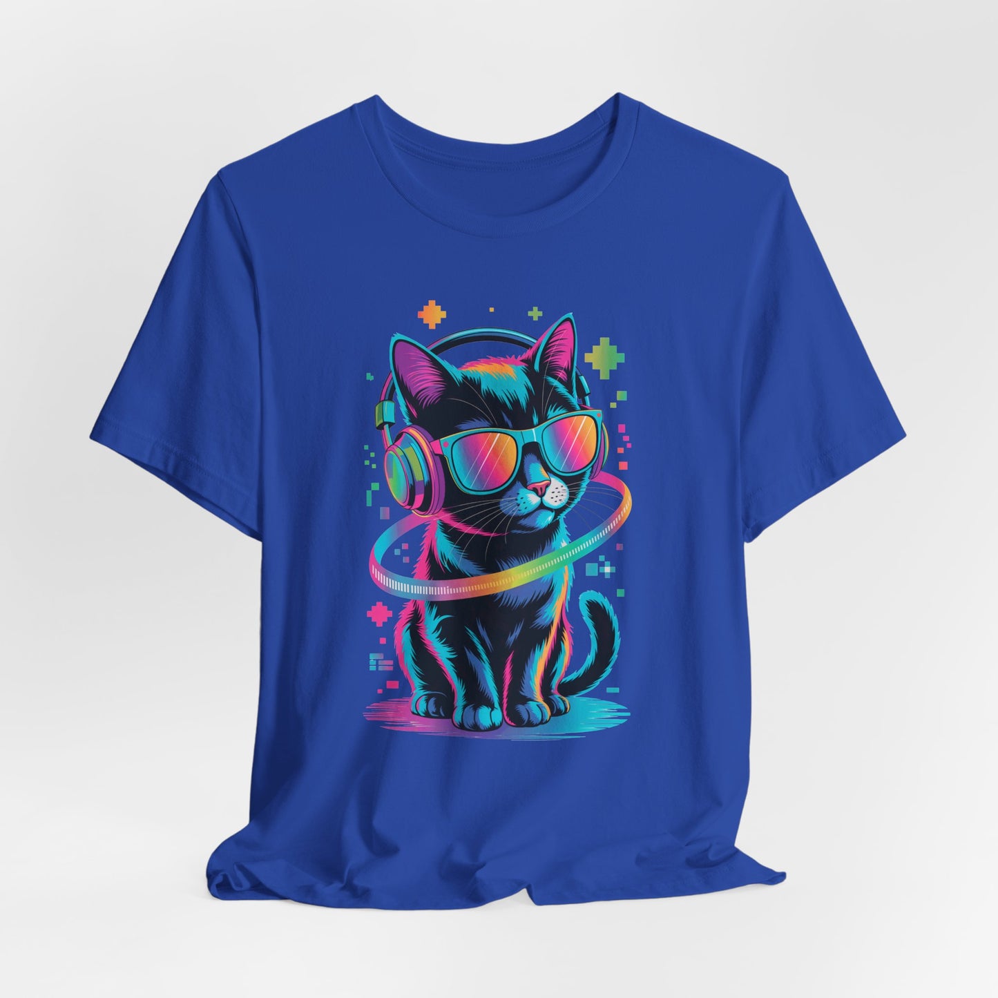DJ Kitty Beats T-Shirt Music Headphones Cat Beat Vibes