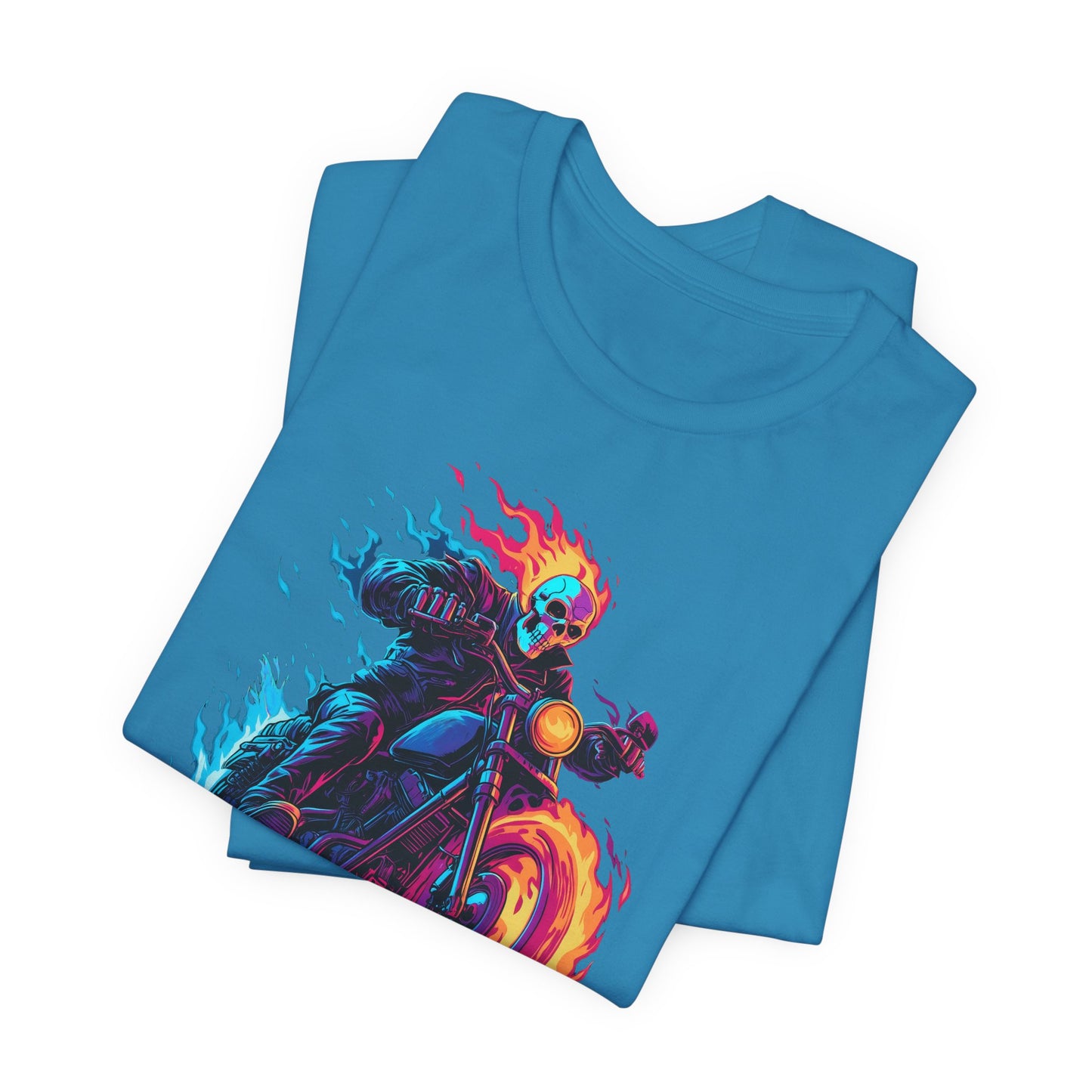 Hero Series - Flaming Bike T-Shirt
