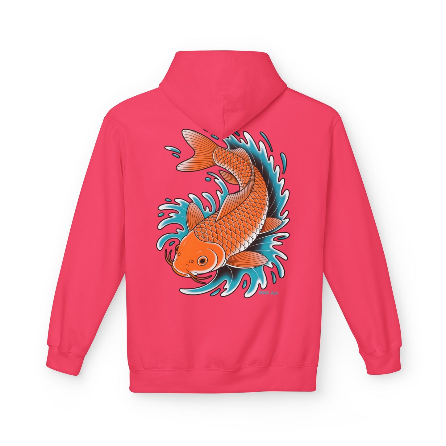 Koi Tattoo Hoodie — Japanese Koi Fish Graphic Pullover