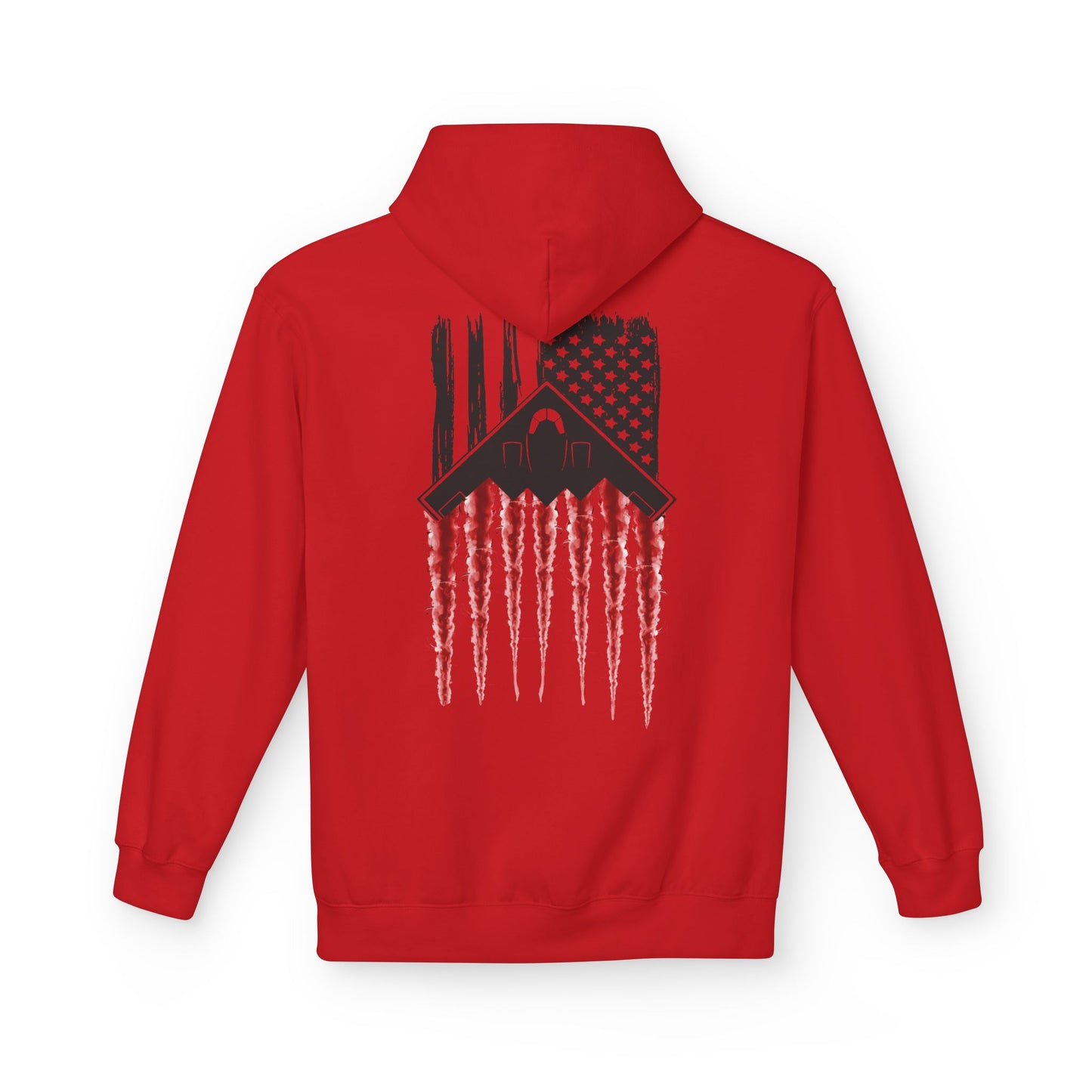 Patriotic Popsicle Hoodie — American Flag Stealth Graphic