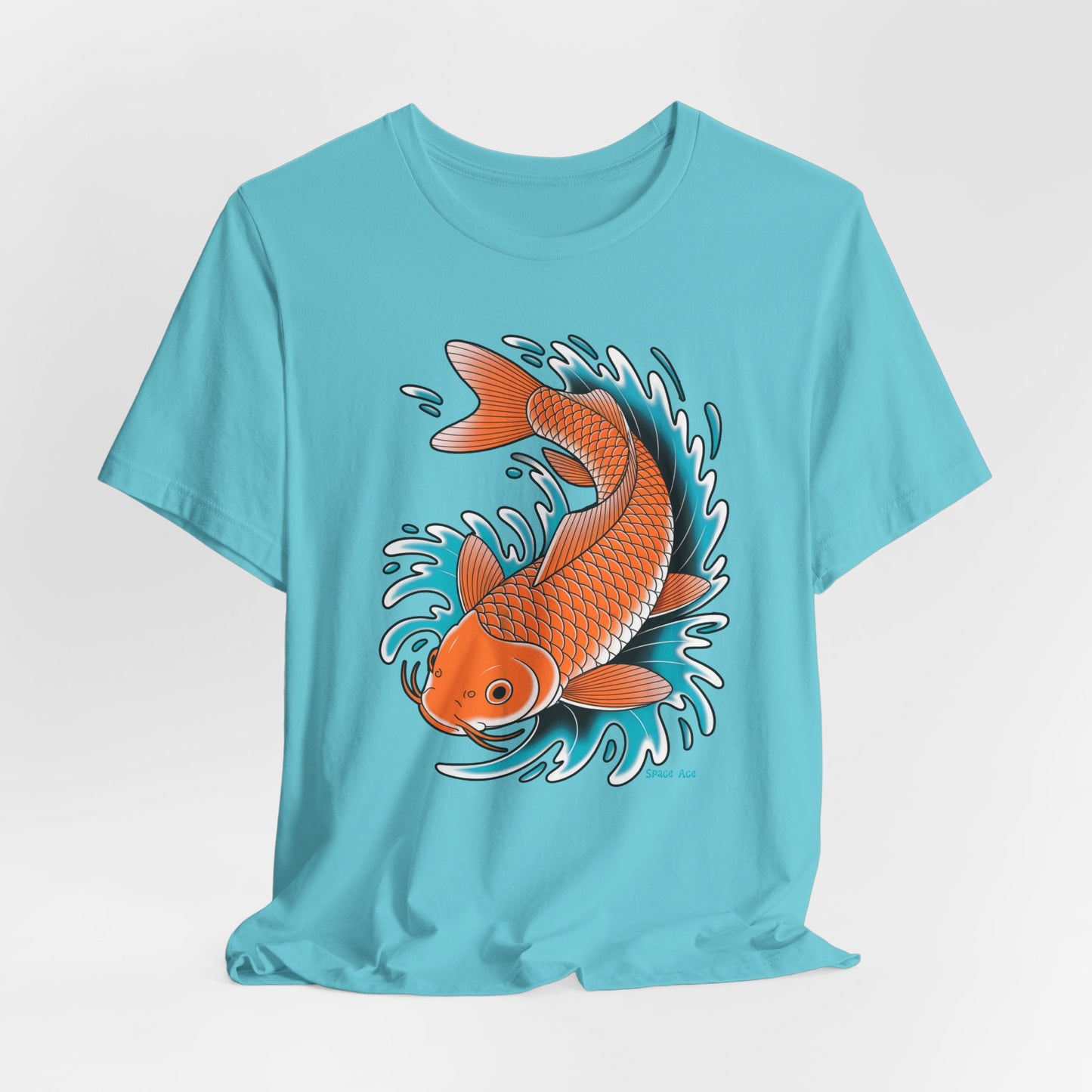 Koi Fish T-Shirt Traditional Tattoo