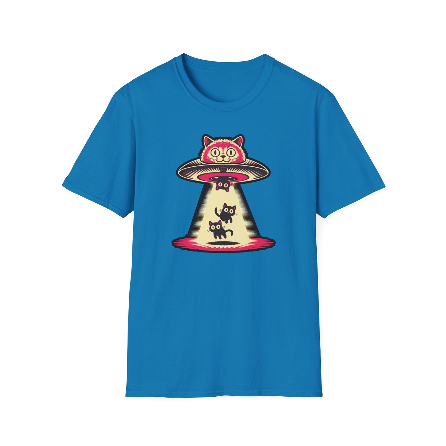 Cat UFO T-Shirt - Fun, Casual Style for Cat Lovers, Gifts, Parties