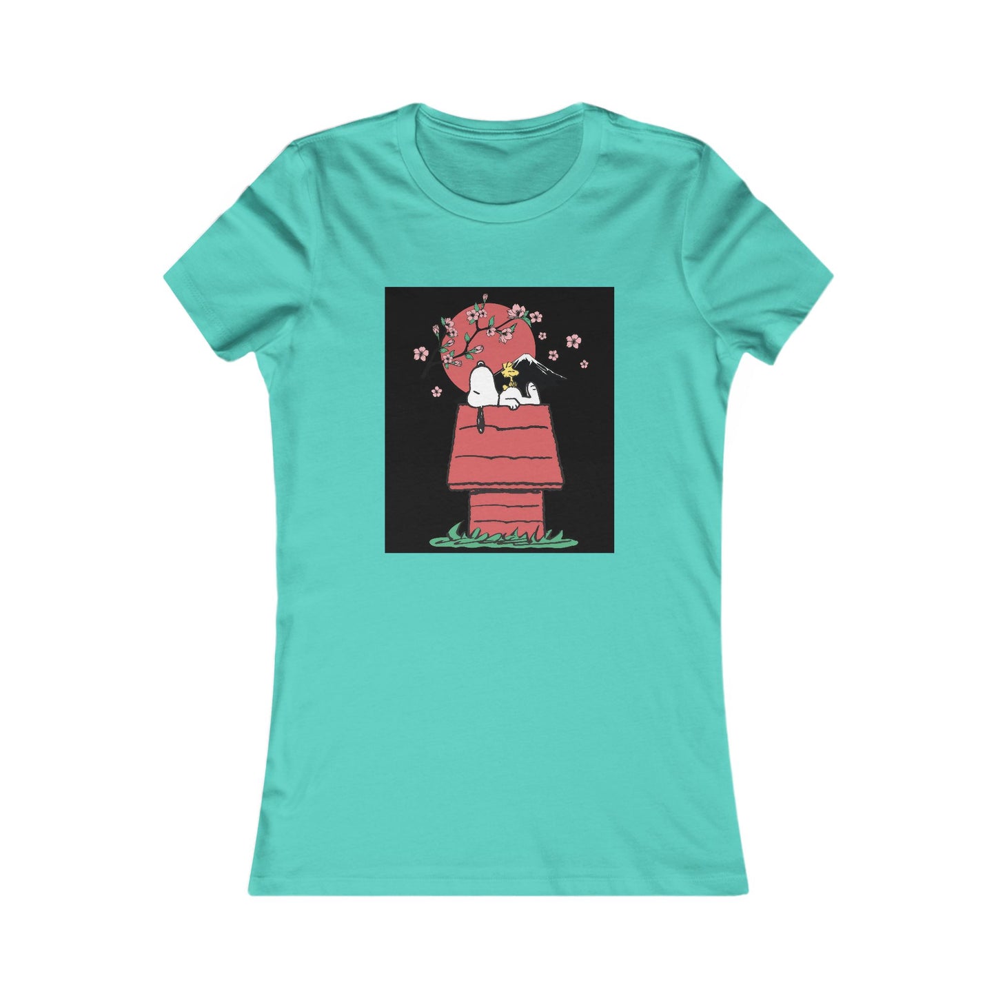 Dog and Bird Women's Tee, Cute Graphic T-Shirt, Casual Wear, Gift for Dog Lovers, Fun Vintage Style