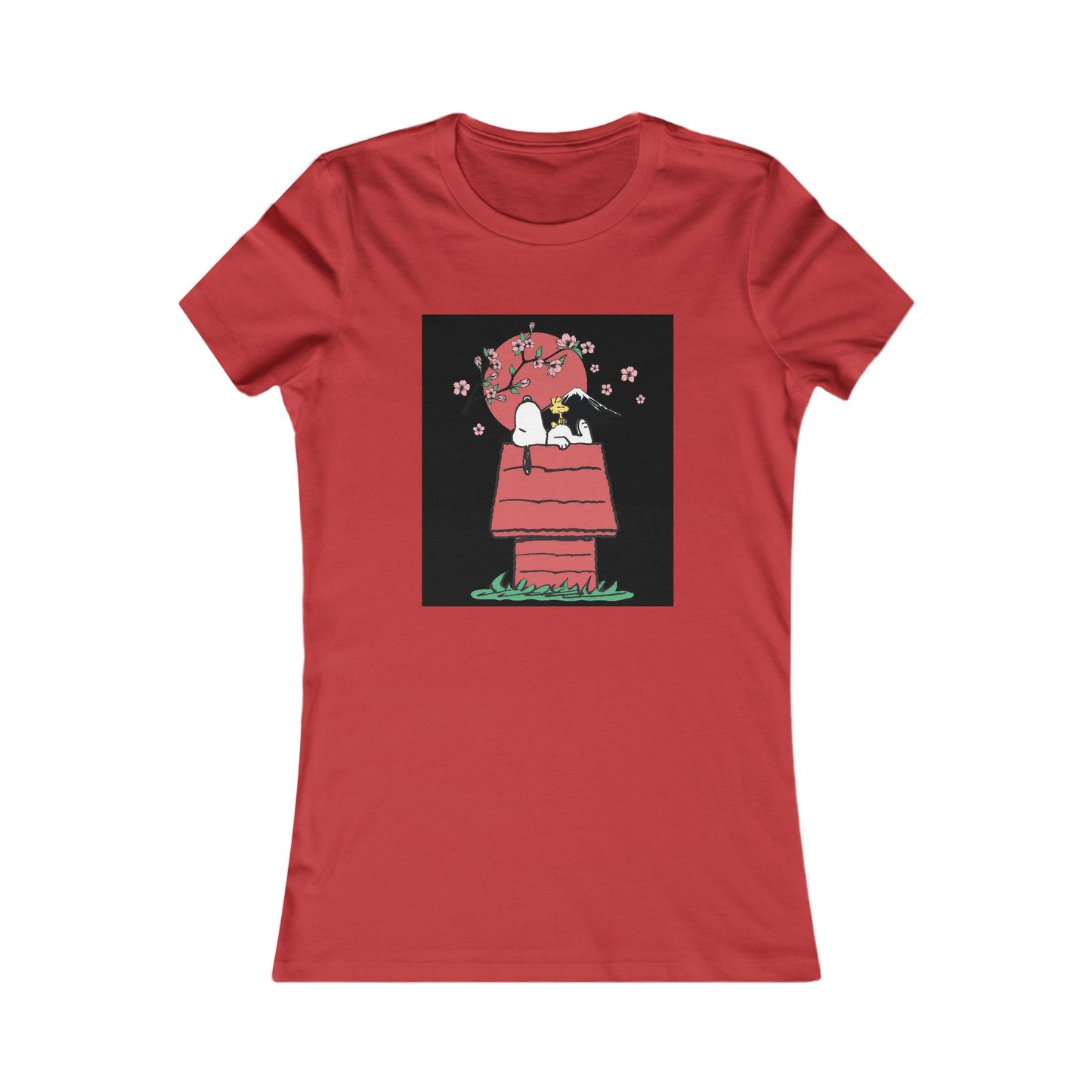 Dog and Bird Women's Tee, Cute Graphic T-Shirt, Casual Wear, Gift for Dog Lovers, Fun Vintage Style