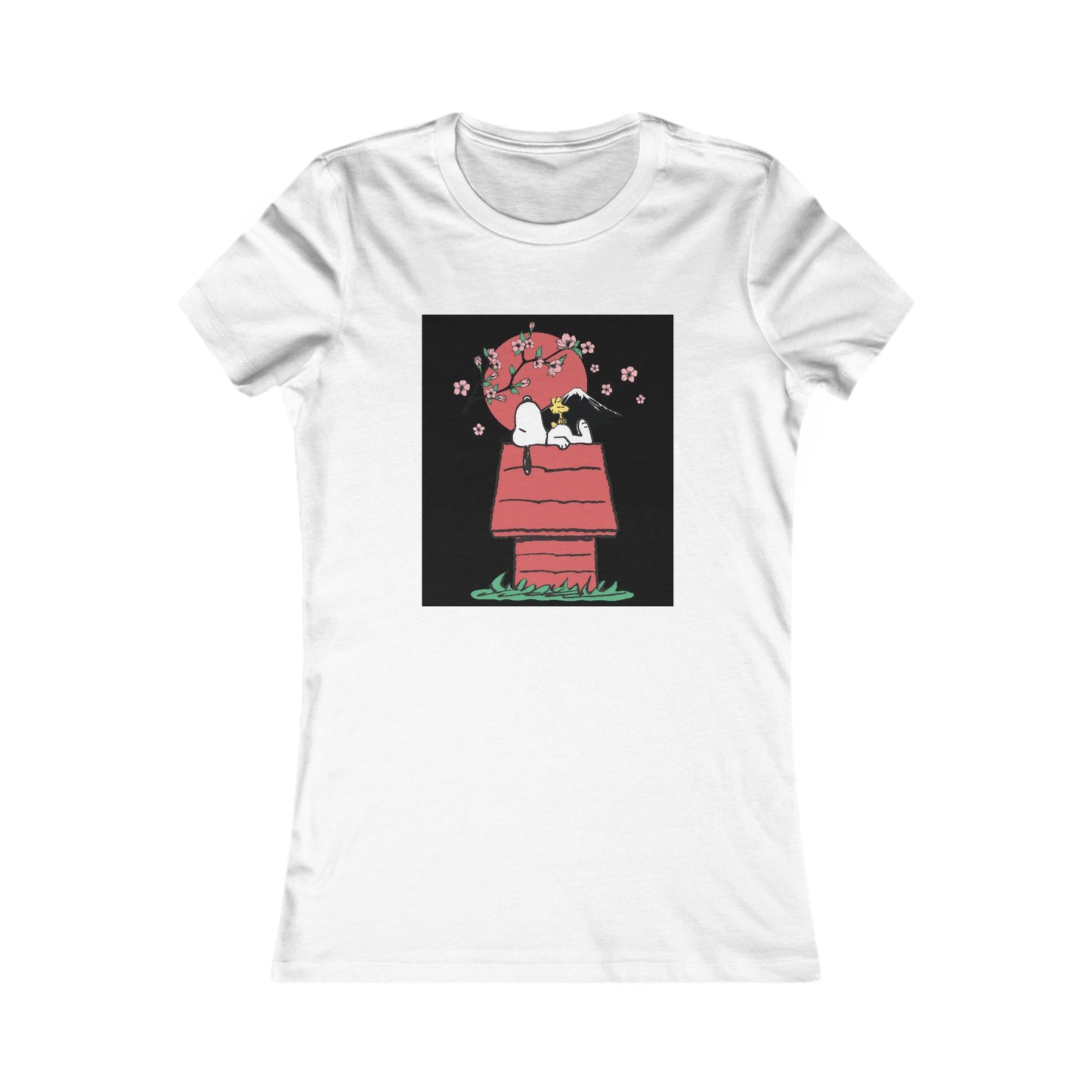 Dog and Bird Women's Tee, Cute Graphic T-Shirt, Casual Wear, Gift for Dog Lovers, Fun Vintage Style
