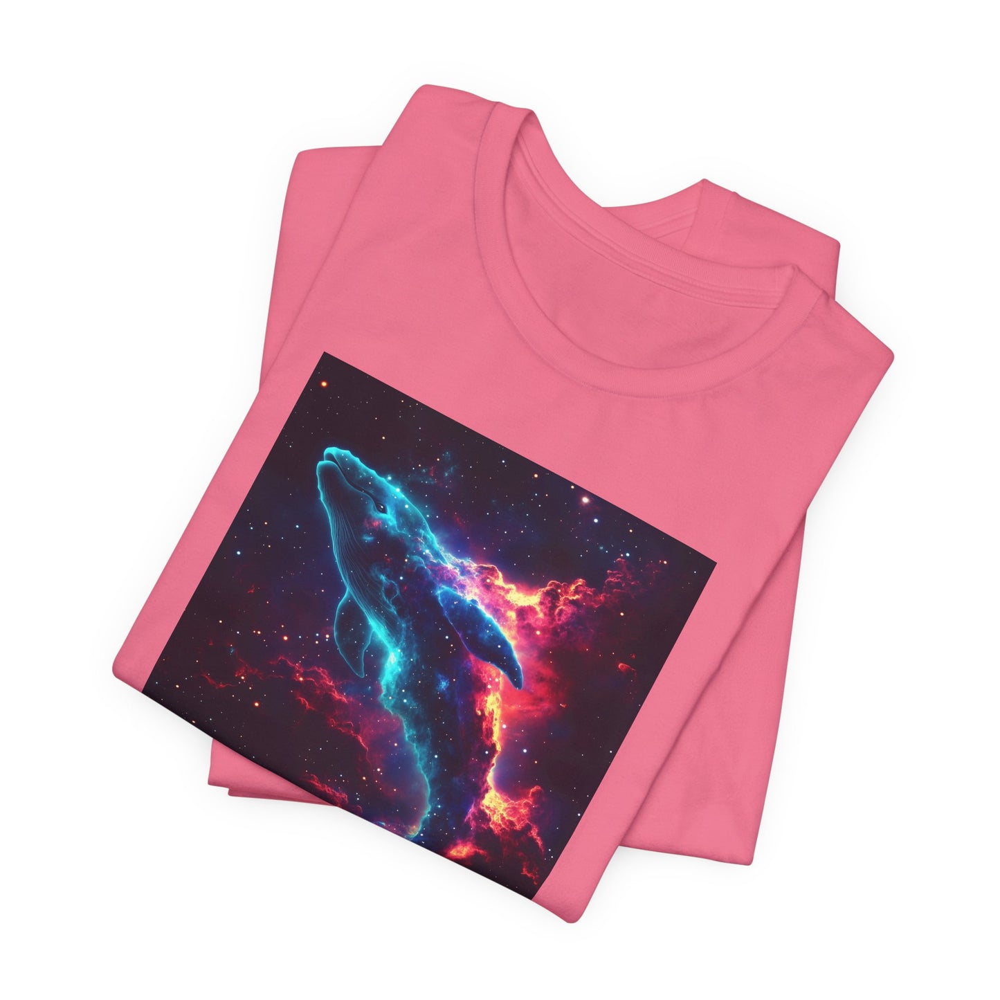 Space Nebula Series - Cosmic Whale T-Shirt