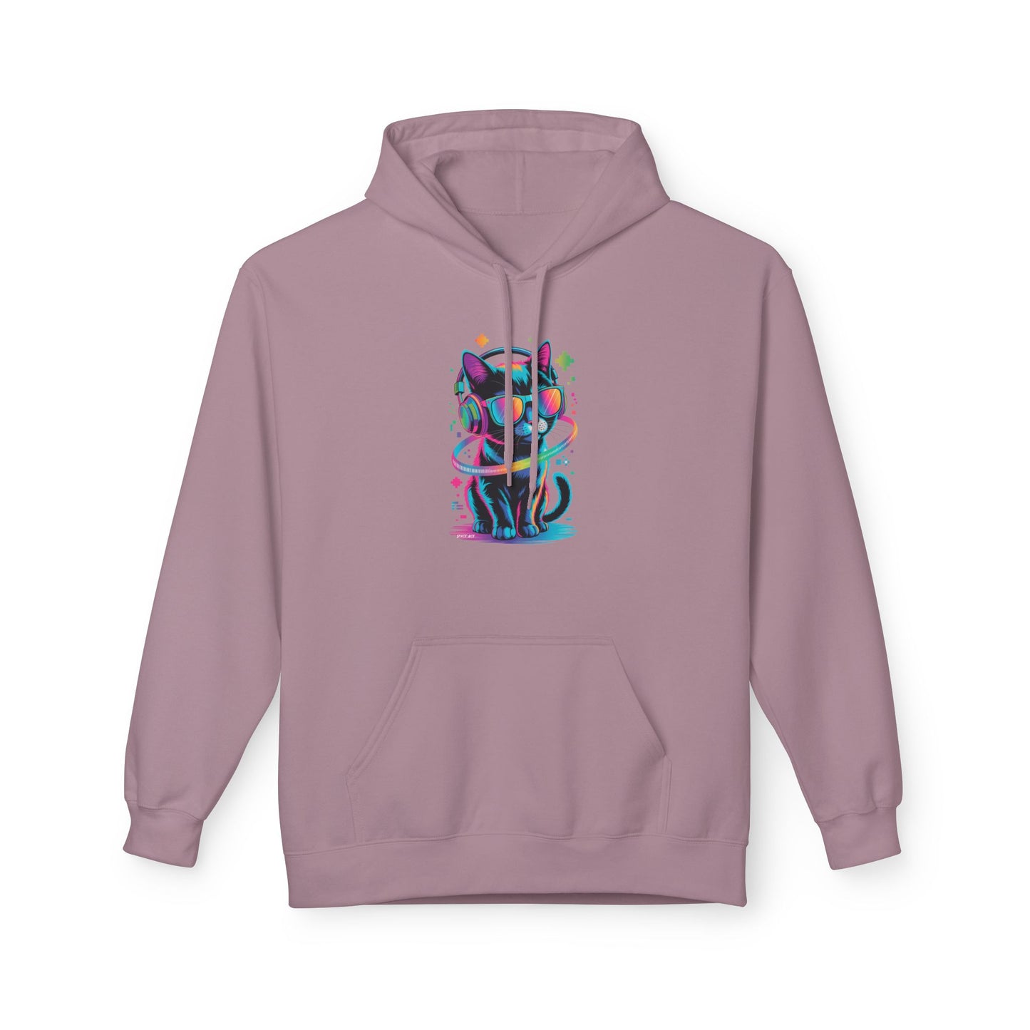 DJ Kitty Beats Hoodie, Cozy Casual Wear, Gifts for Cat Lovers, Graphic Hoodie, Comfortable Unisex Sweatshirt