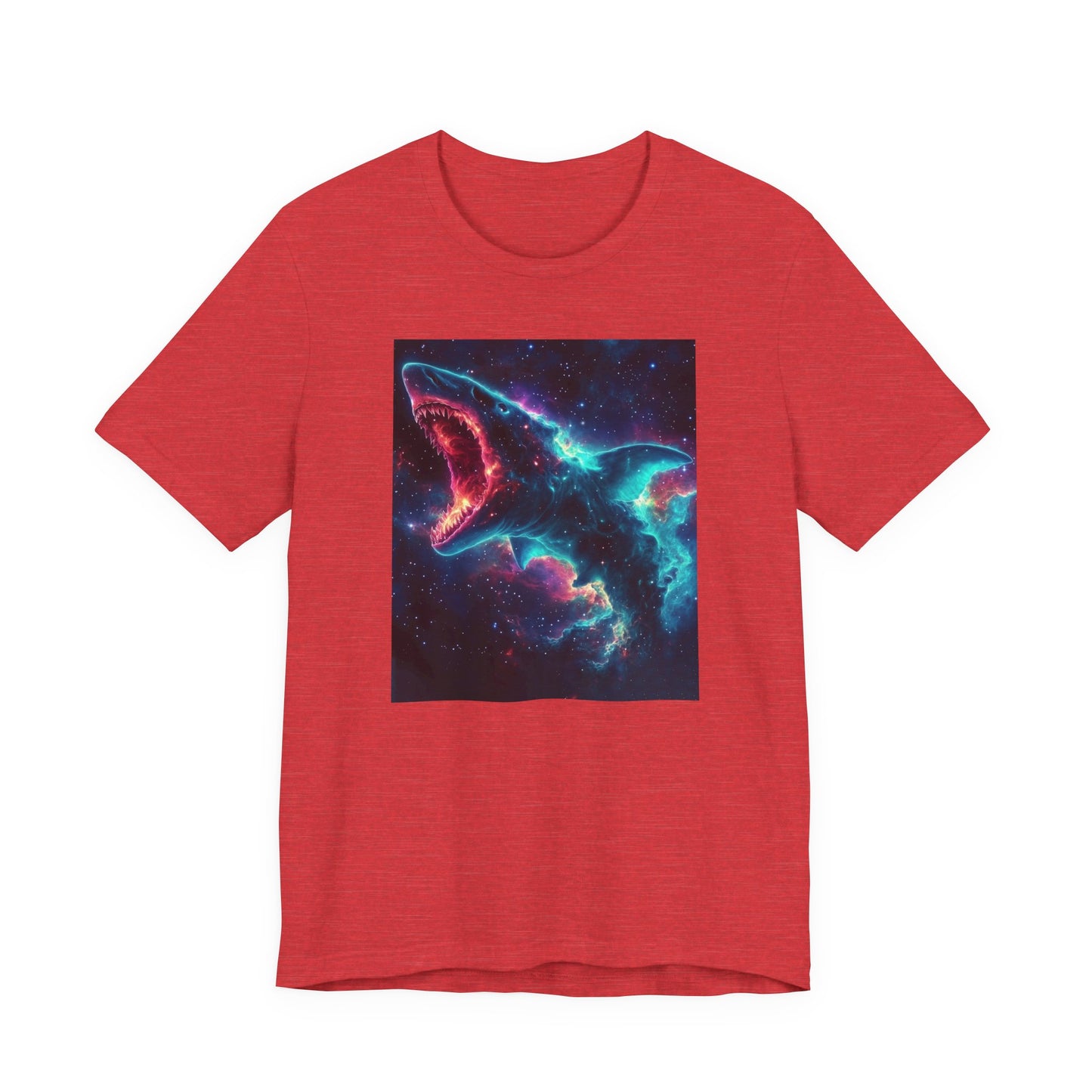 Space Nebula Series - Cosmic Shark T-Shirt