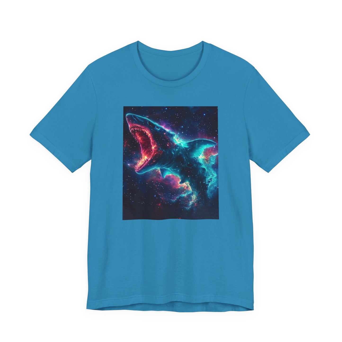 Space Nebula Series - Cosmic Shark T-Shirt