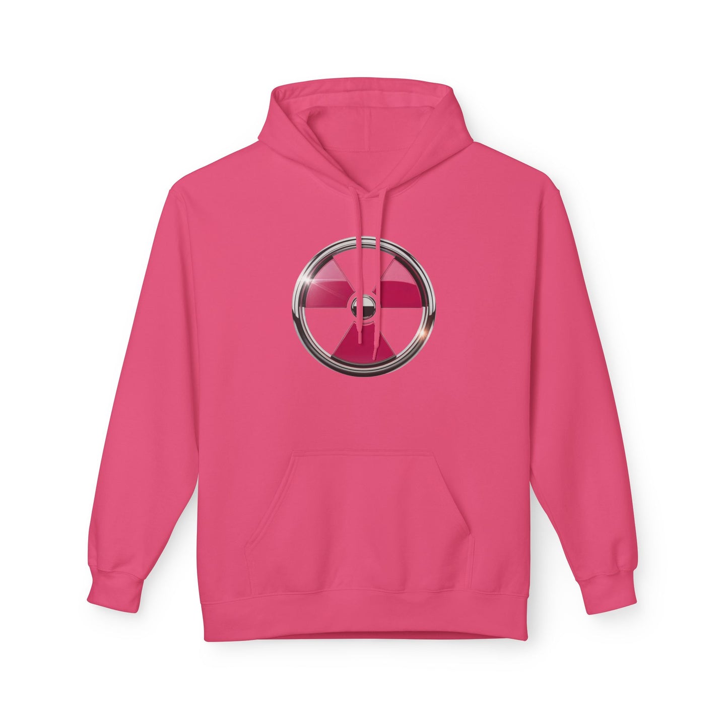 Radiation Warning Hoodie, Unisex Fleece Pullover, Gamers Apparel, Gift for Science Lovers, Eco-Friendly Fashion, Comfortable Streetwear