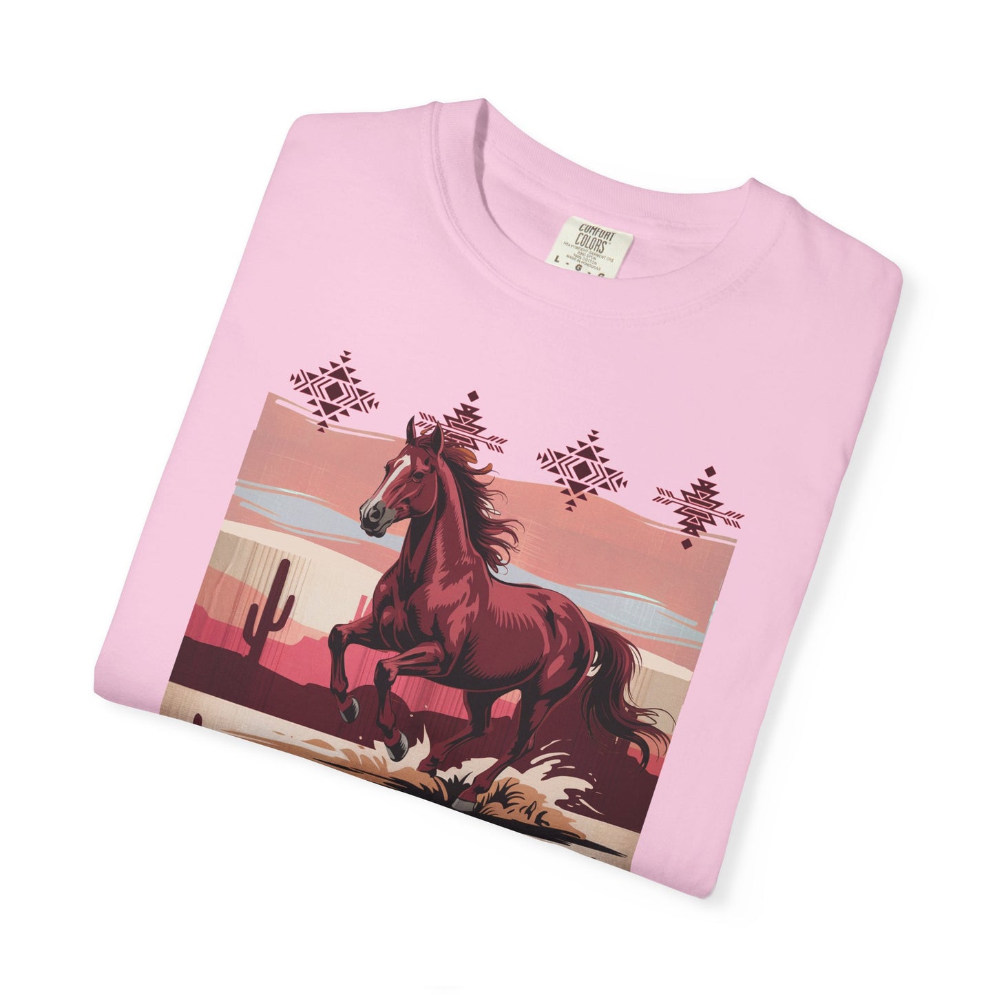 Desert Rose Equine Comfort Tee, Southwestern, Western, Utah, Arizona, Cactus