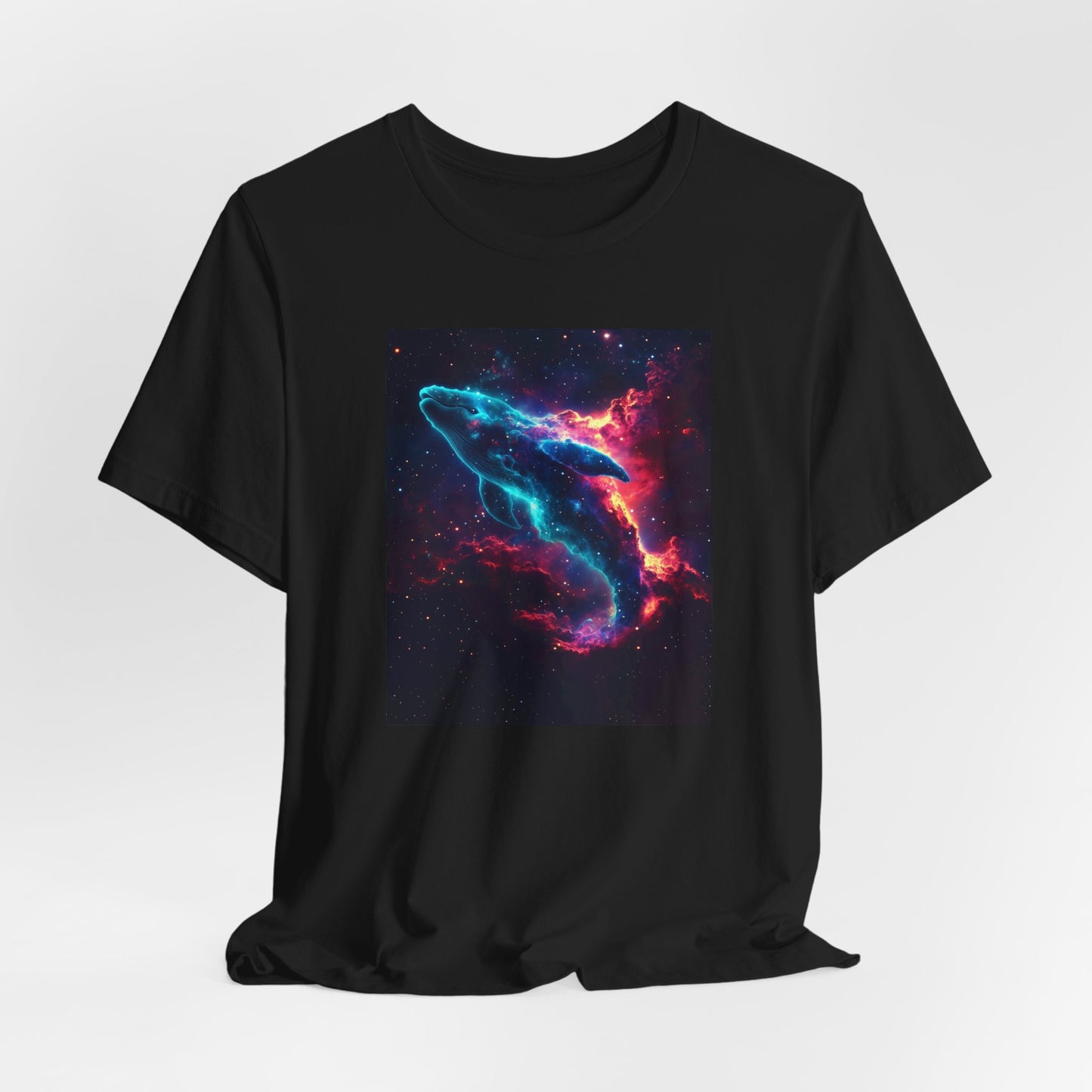 Space Nebula Series - Cosmic Whale T-Shirt