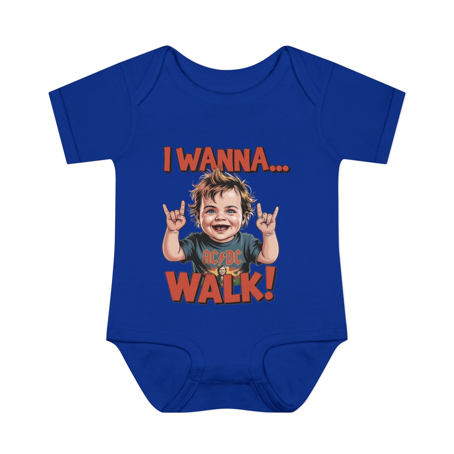Infant Baby Rock n Roll Bodysuit Cute Baby Gift, New Parent Essentials, Baby Shower Gift, Musical Baby Onesie, Toddler Clothing