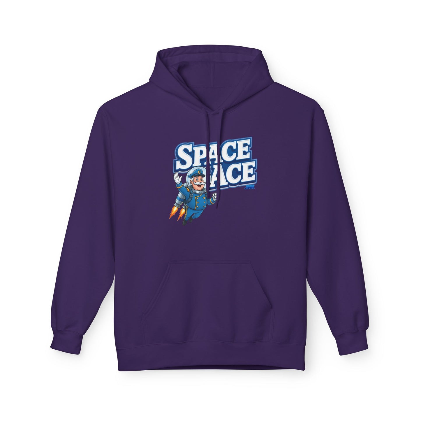 Space Ace Hoodie - General Crunch with Flaming Bike