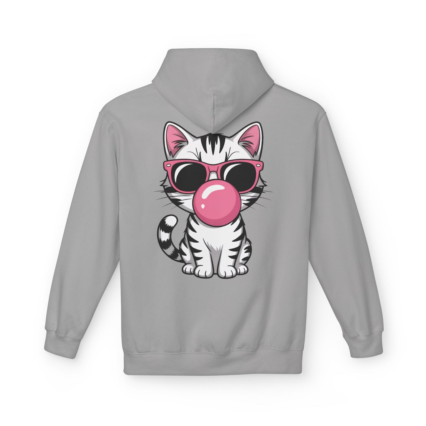 Bubblegum Kitty Hoodie — Cool Cat Sweatshirt