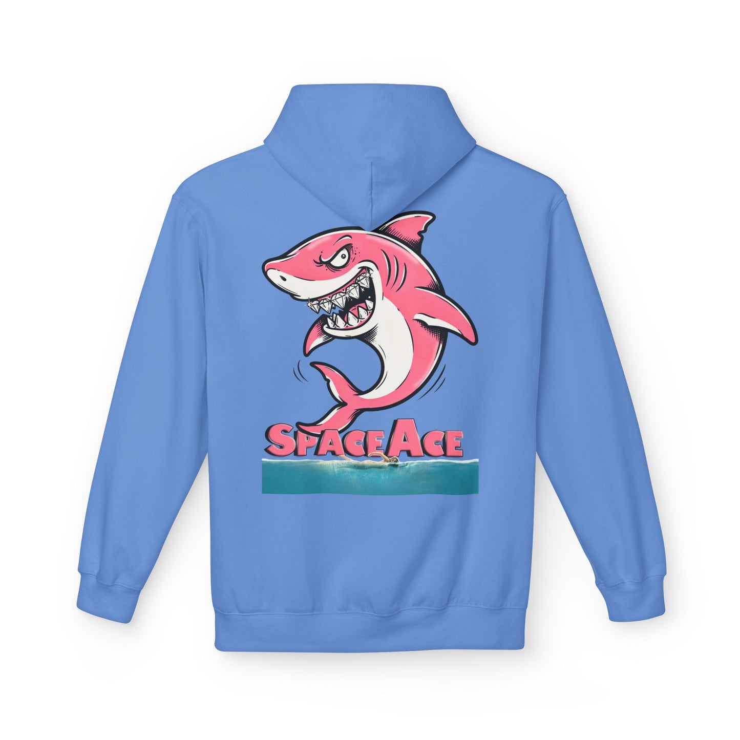 Space Ace Jawsy Hoodie – Retro Surf Graphic Pullover