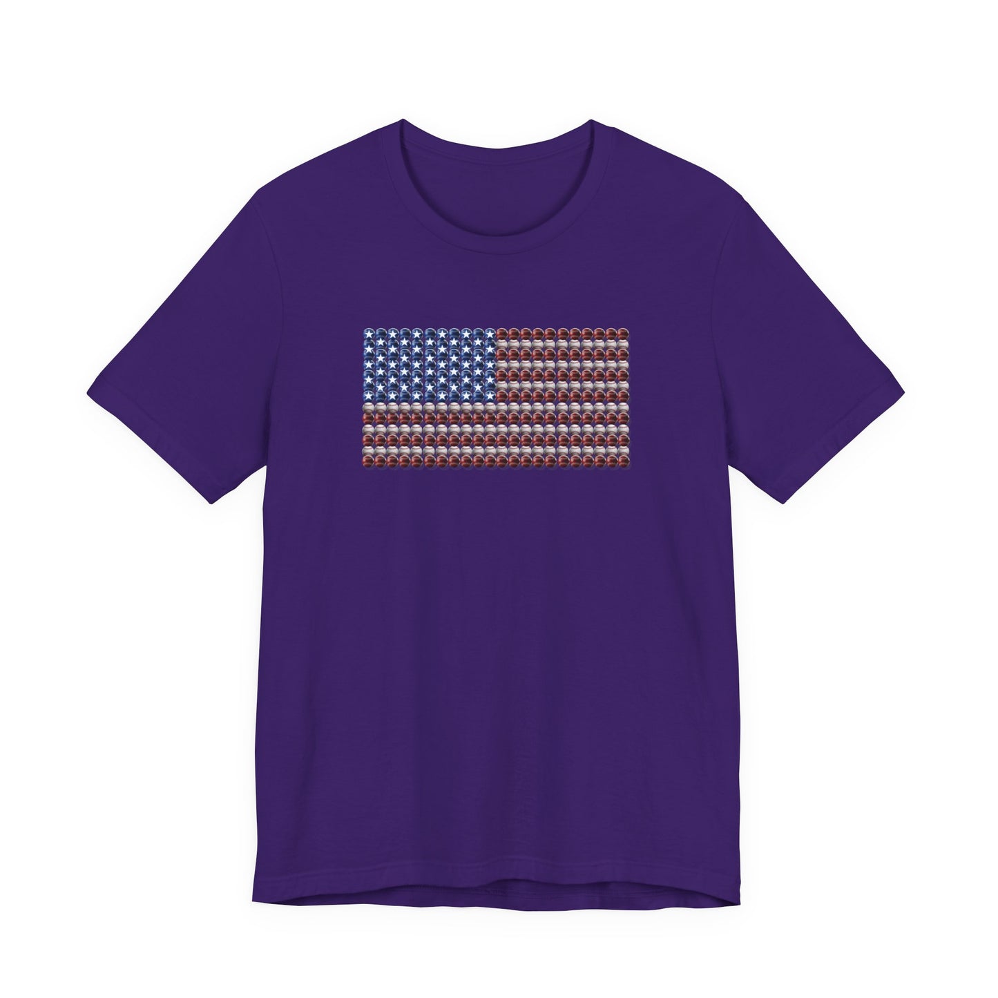 American Baseball Flag Premium Cotton Tee