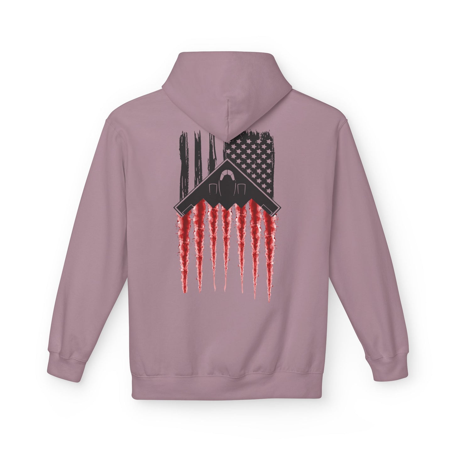 Patriotic Popsicle Hoodie — American Flag Stealth Graphic