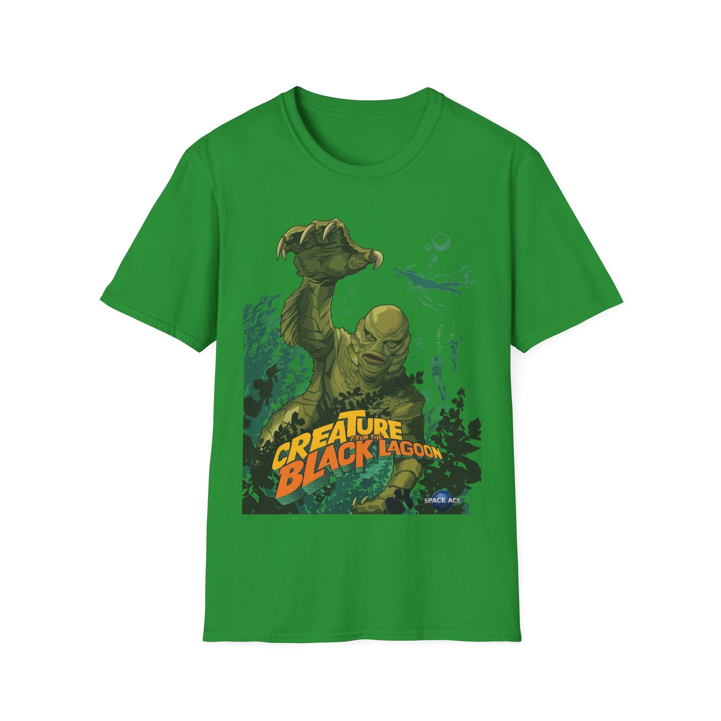 Creature Feature T‑Shirt — Vintage Swamp Monster Movie Graphic Tee