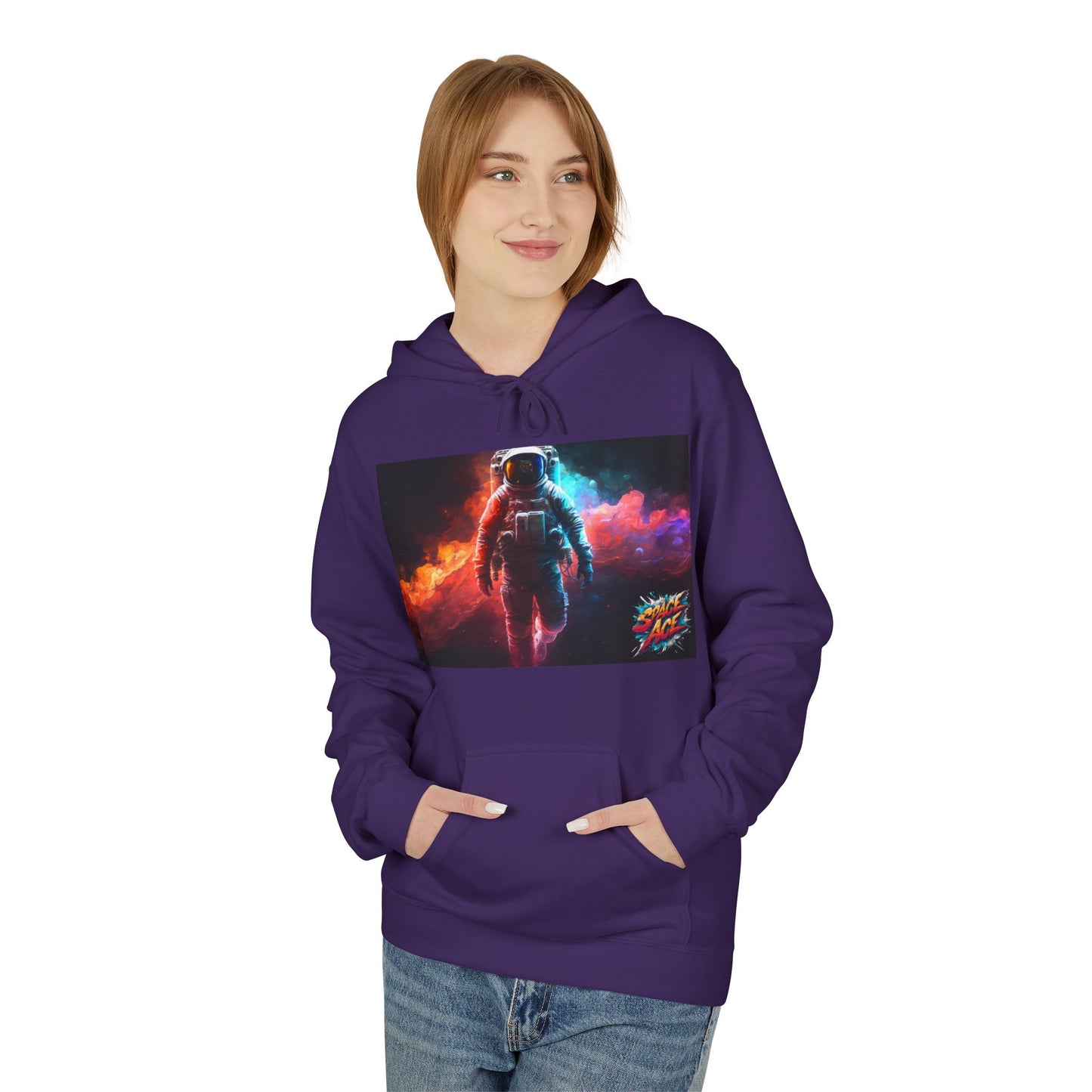 Moon Archinaut Hoodie — Astronaut Retro Vaporwave Graphic Hoodie